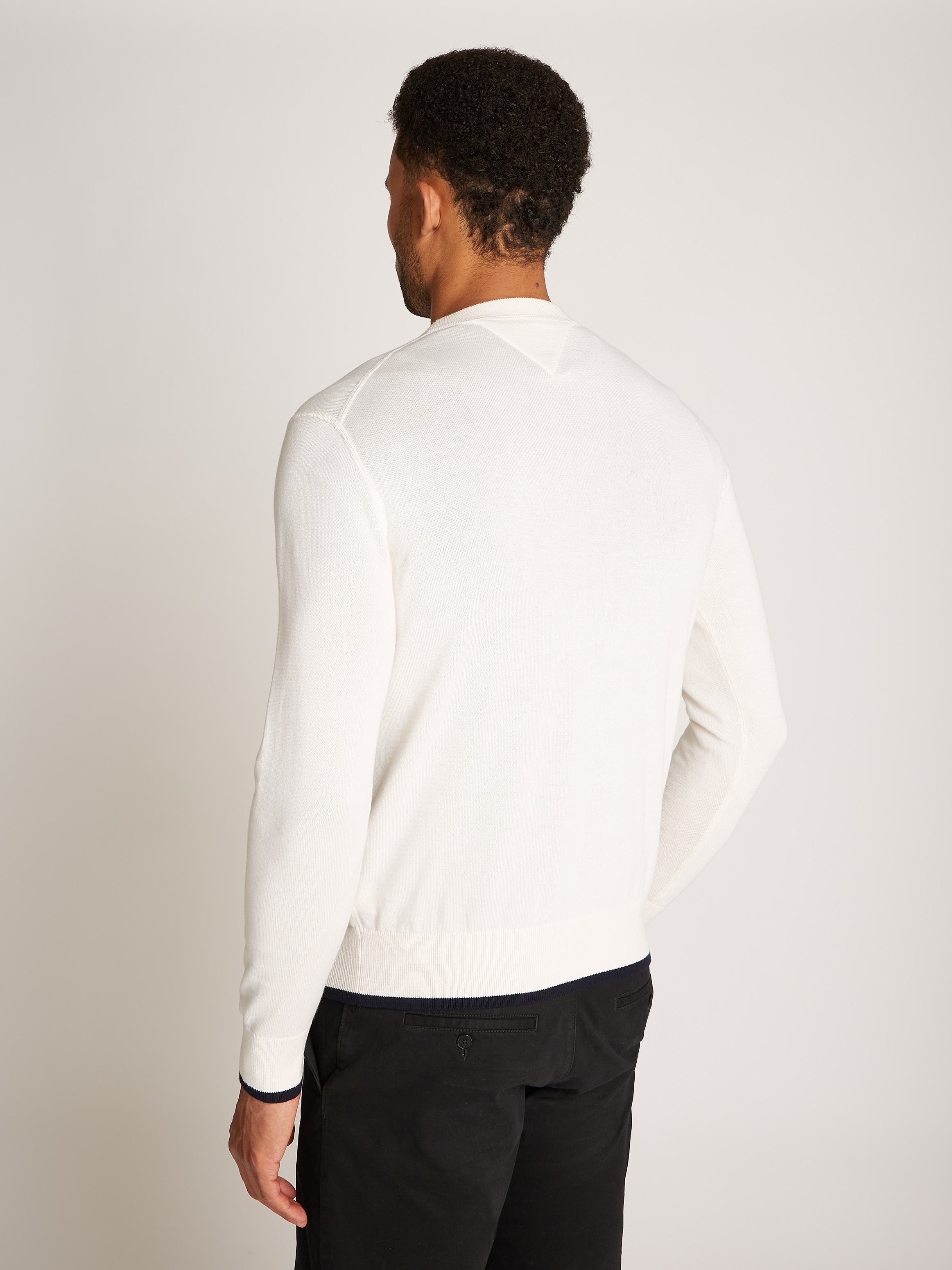 Tommy Hilfiger Rundhalspullover »GRAPHIC COTTON CREW«, mit Logostickerei