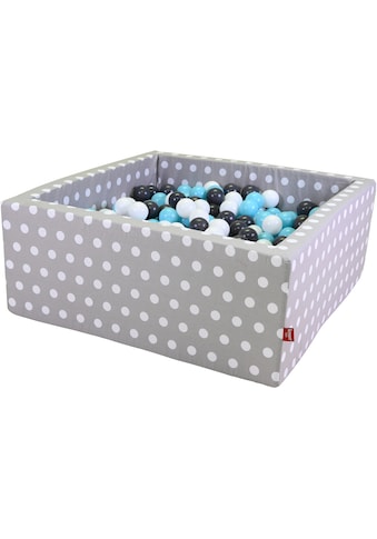 Knorrtoys® Bällebad »Soft, Grey White Dots«, eckig mit 100 Bällen... kaufen