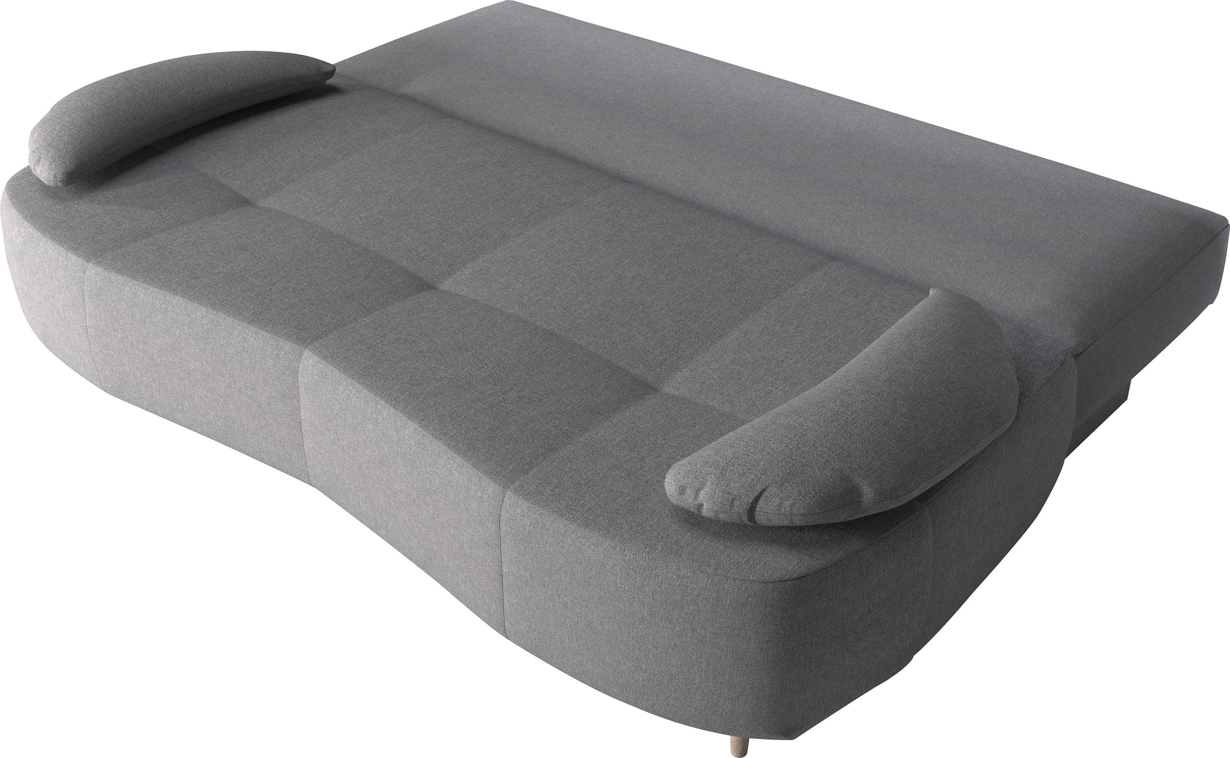 Home affaire Schlafsofa »Alina«, mit Bettfunktion und Bettkasten, Federkern, losen Kissen