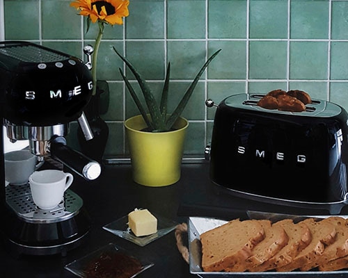 Smeg Toaster »TSF01BLEU«, für 2 Scheiben, 950 W