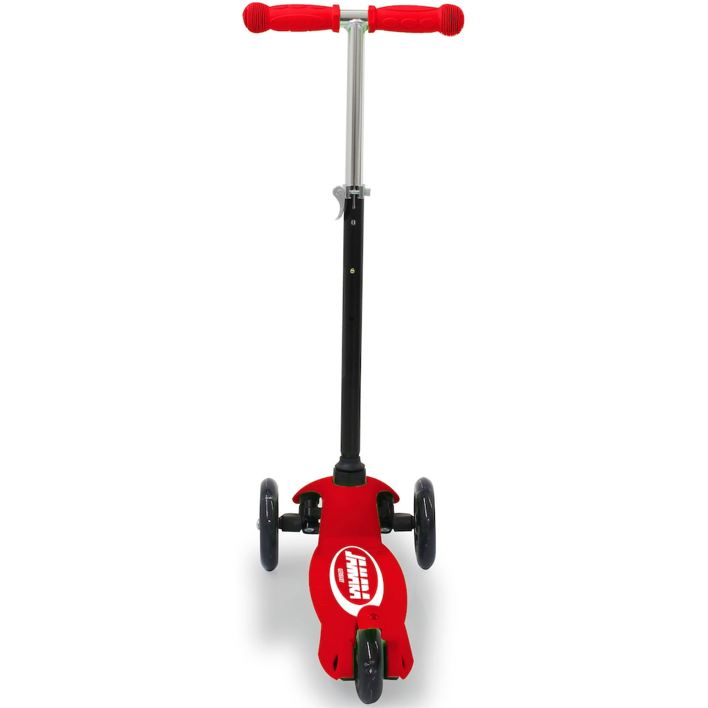Jamara Dreiradscooter »KickLight, rot«, mit LED-Rädern