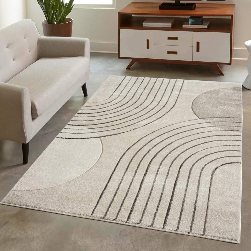 7170«, rechteckig, Flachflor, »BONITO City Teppich 3D-Effekt Hochtief-Muster/ Carpet