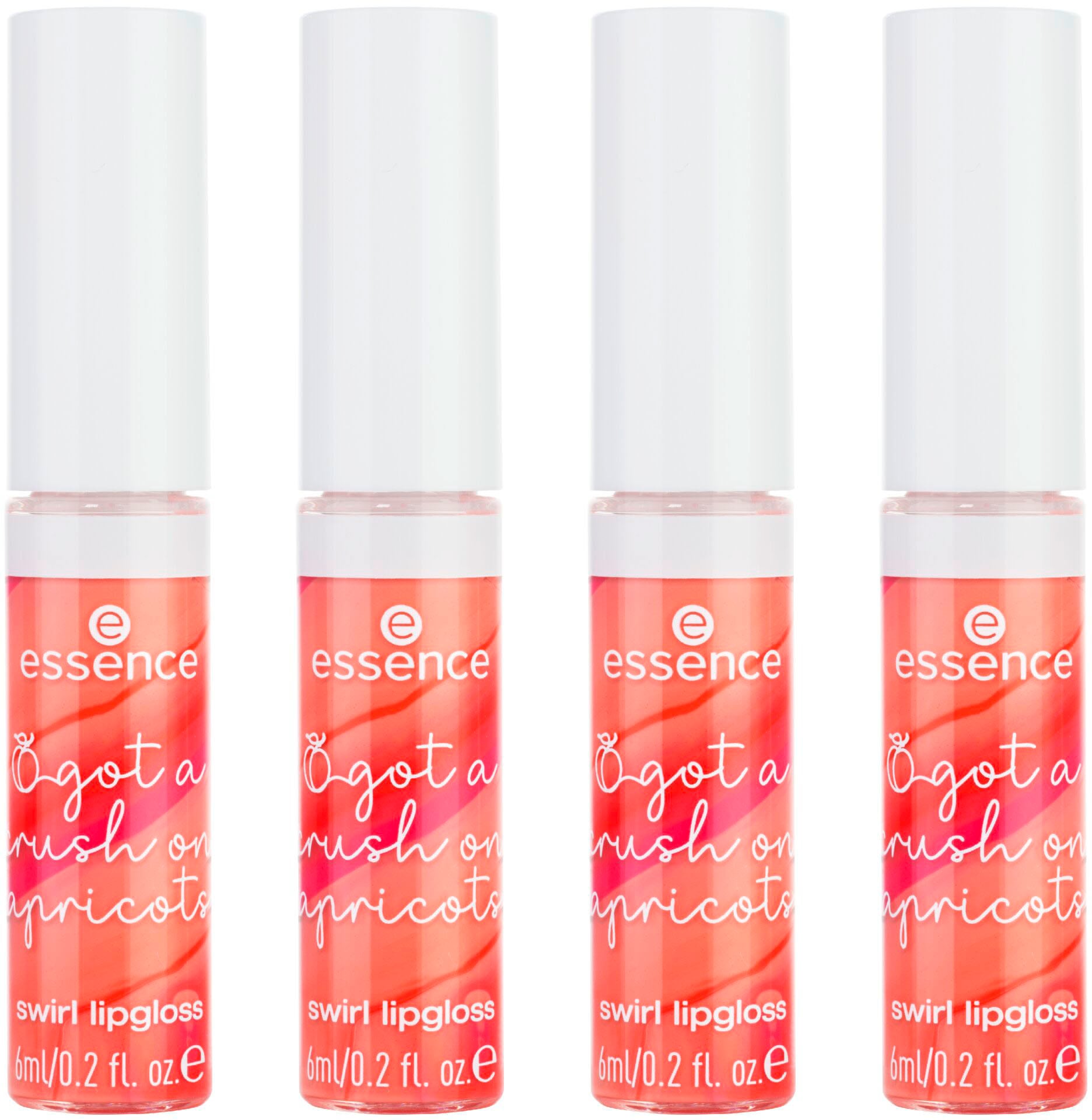 Lipgloss »got a crush on apricots swirl lipgloss«, (Set, 4 tlg.)