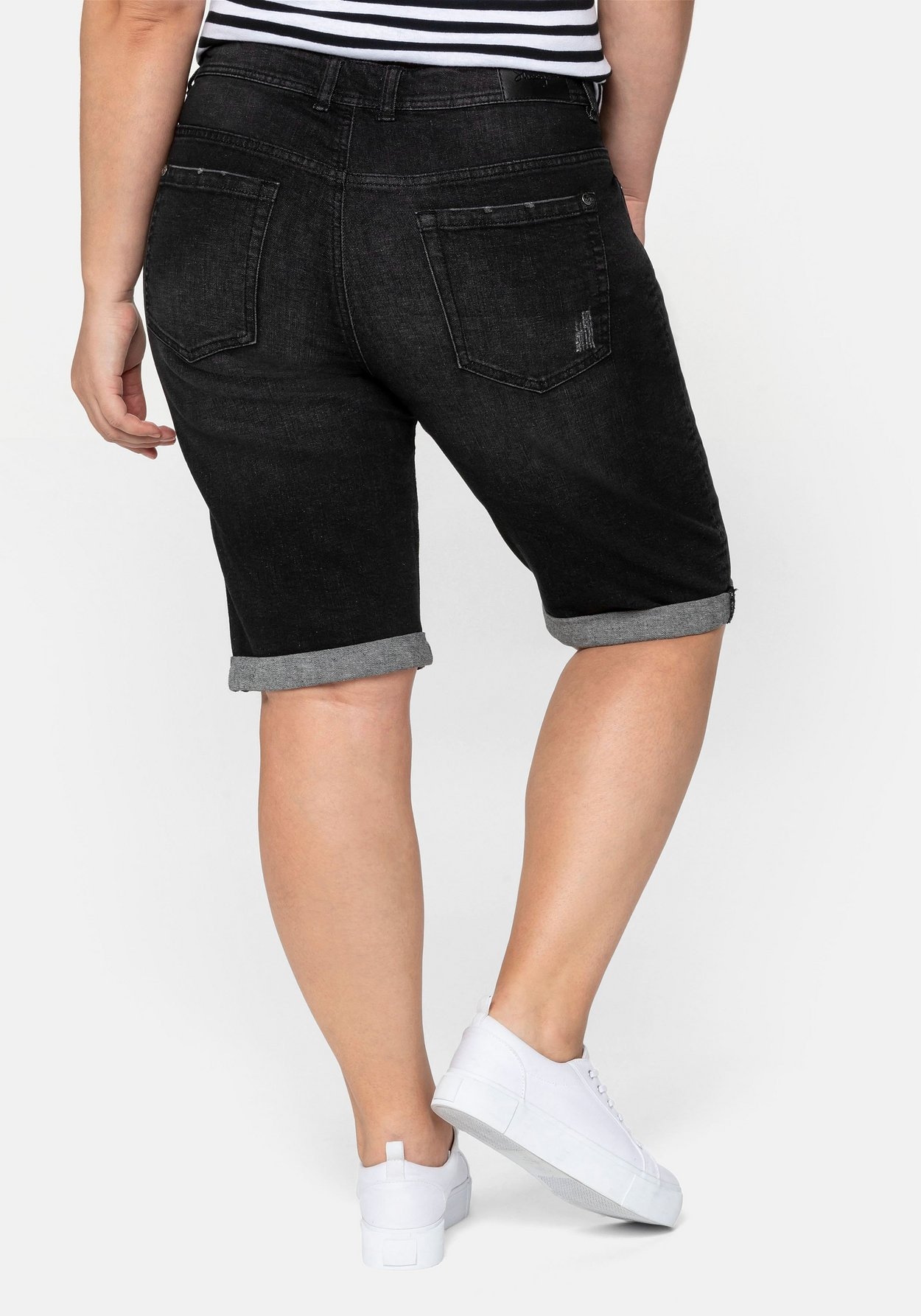 Sheego Jeansbermudas »Jeans-Bermudas mit Stretch-Anteil«