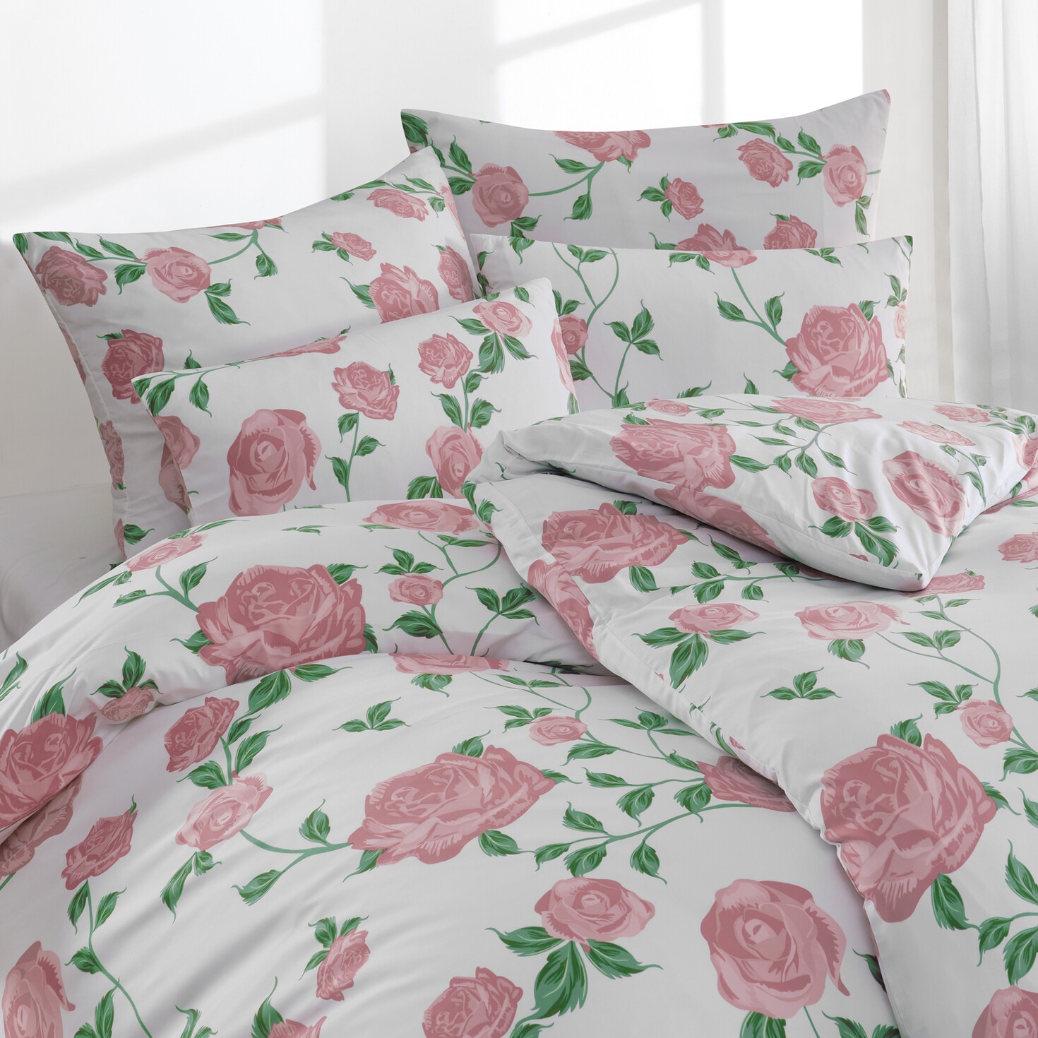 Florella Bettwäsche »Rose, 100% Microfaser Twill«