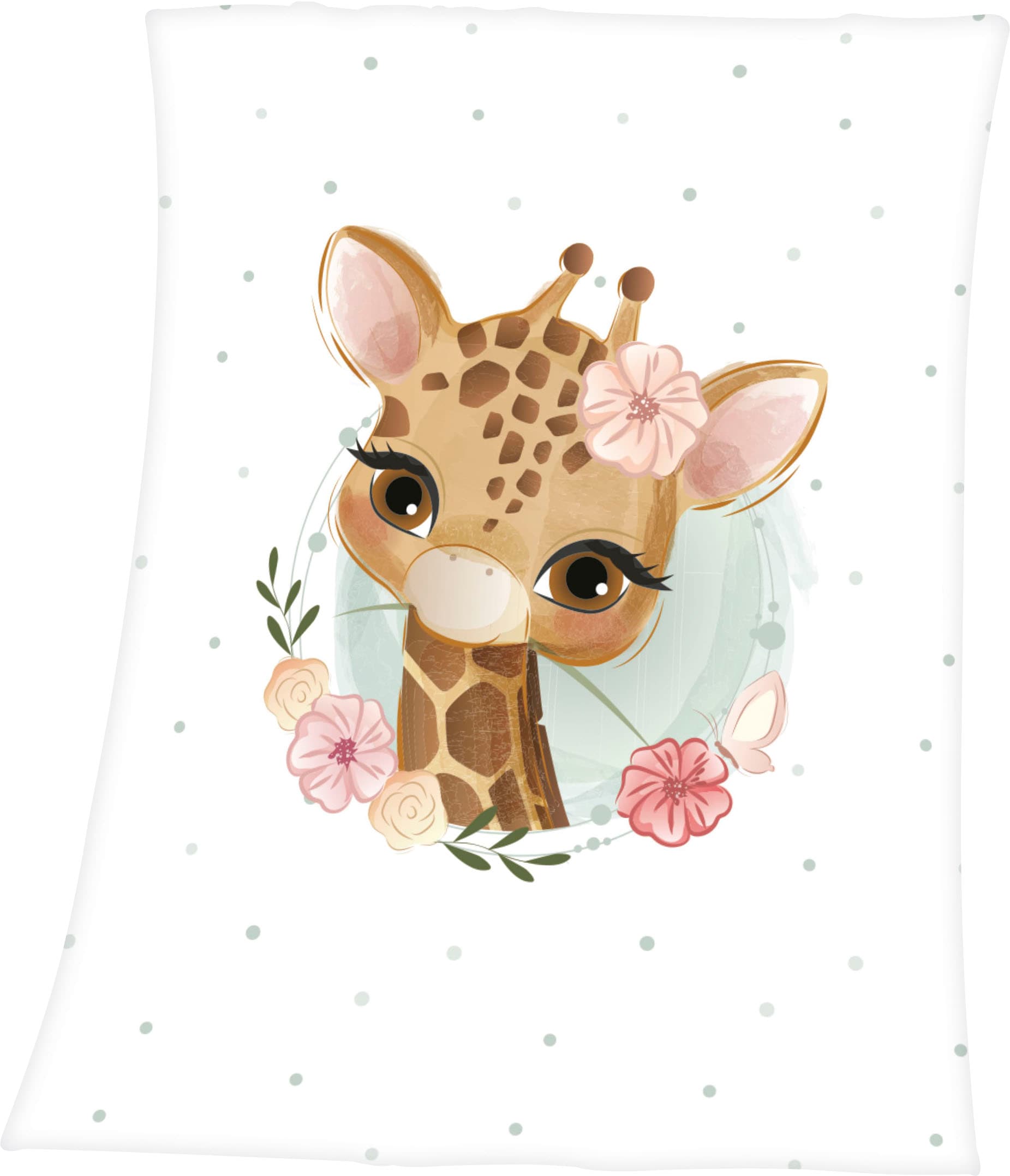 Babydecke »Giraffe«, mit liebevollem Motiv, Kuscheldecke