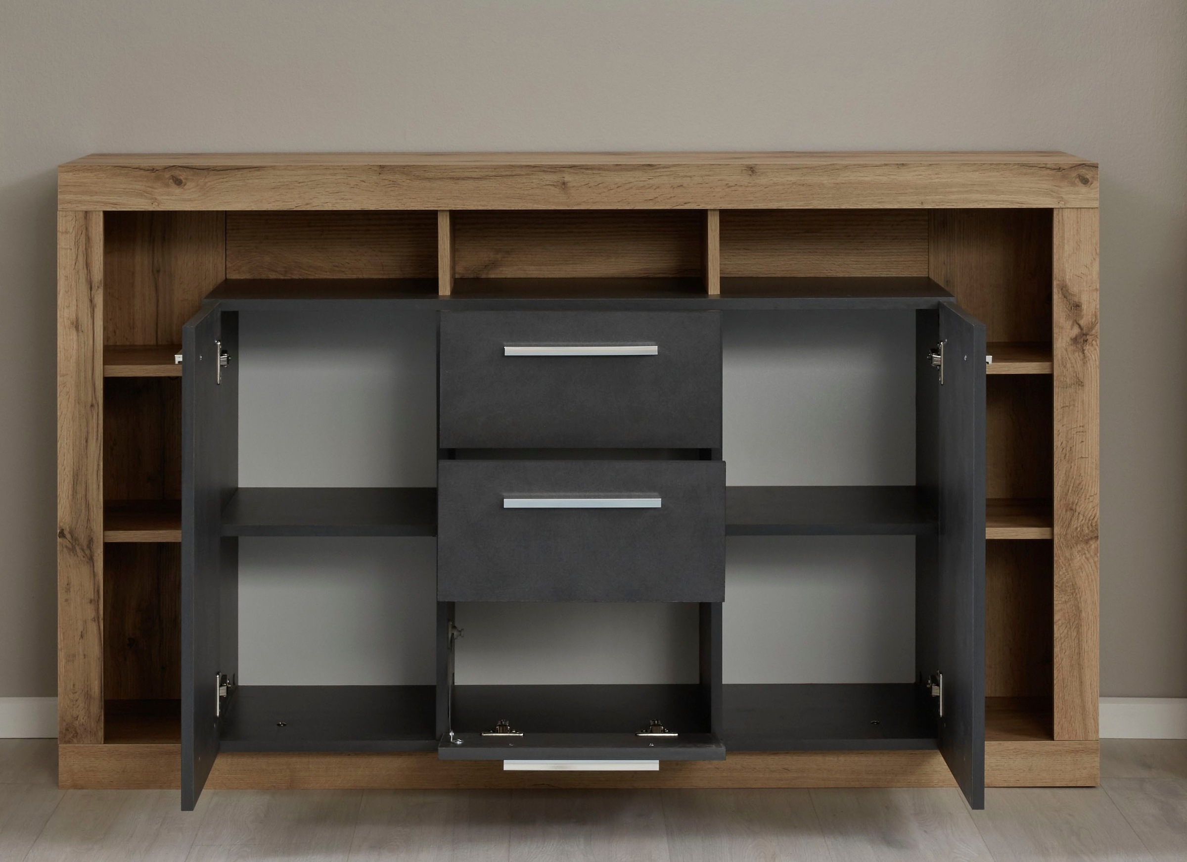 INOSIGN Sideboard »Gwendolyn«, pflegeleichtes Design, Beleuchtung optional, vielseitig kombinierbar