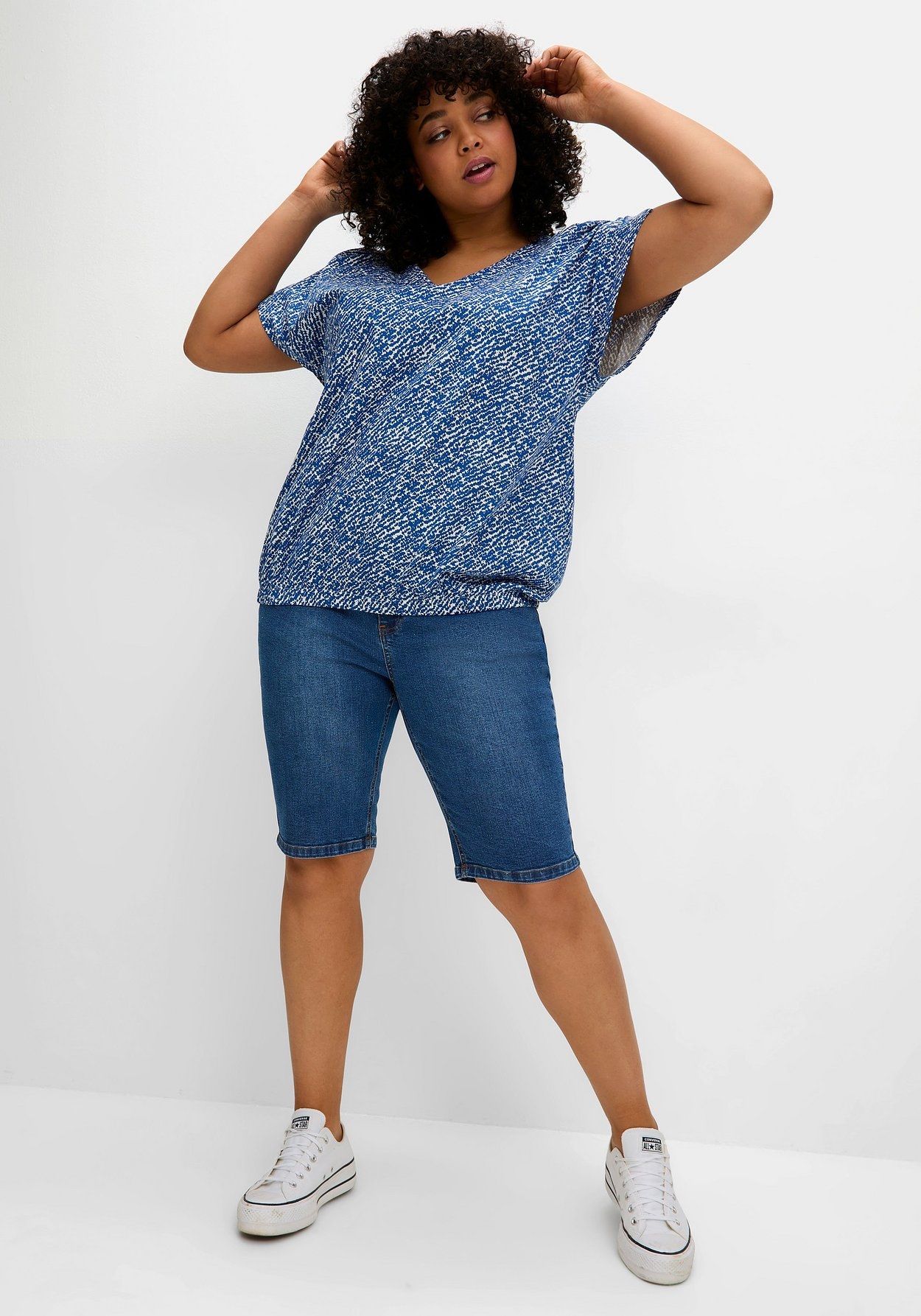 Sheego Jeansbermudas »Jeansbermudas im Curvy-Schnitt SUSANNE«
