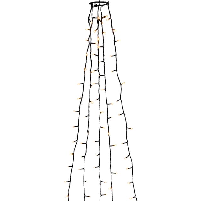 KONSTSMIDE LED-Baummantel »Weihnachtsdeko, Christbaumschmuck«, LED  Lichterkette mit Ring, 5 Stränge je 3 m mit 50 Dioden, vormontiert online  kaufen