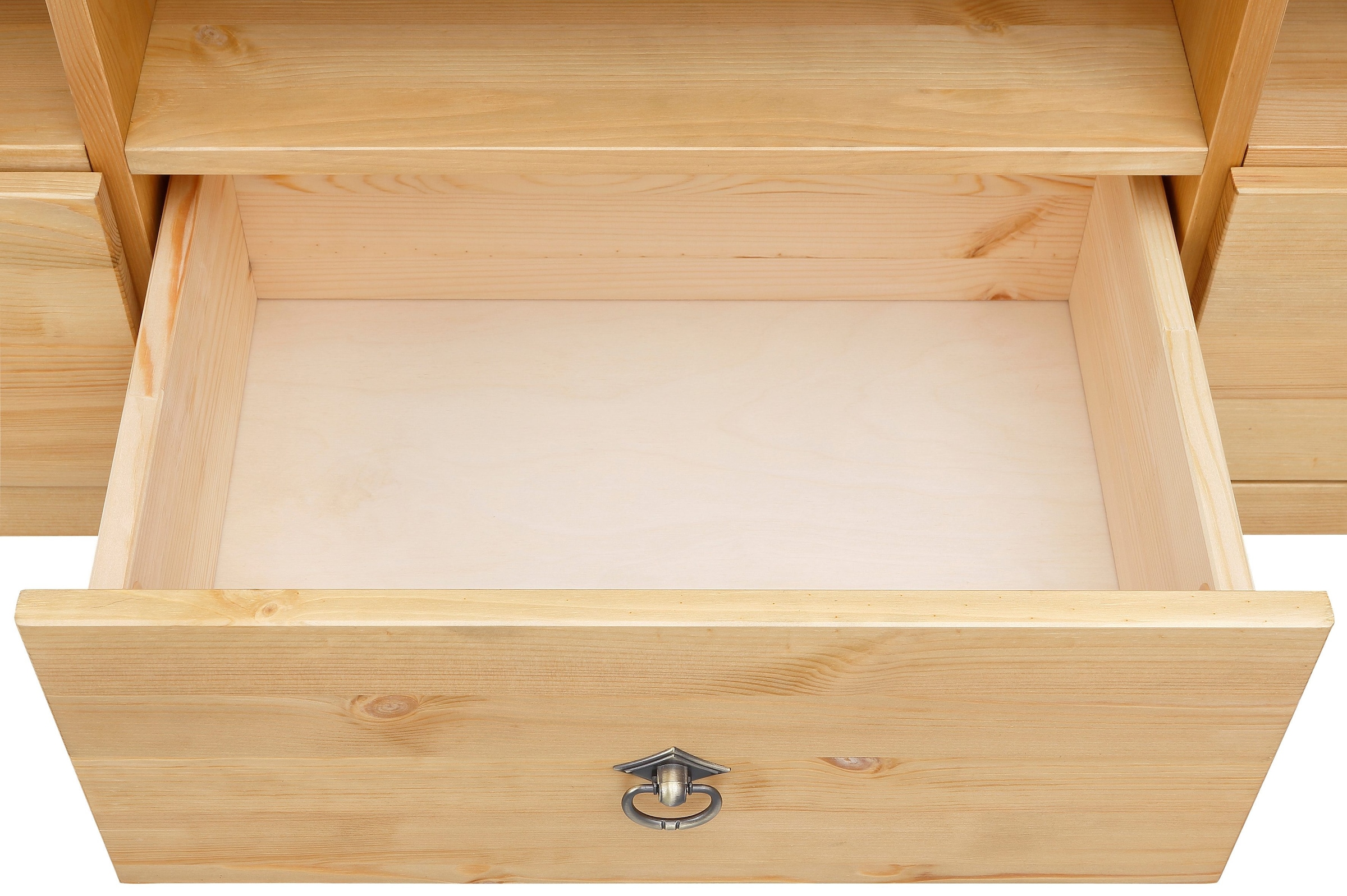 Home affaire TV-Board »Gotland«, Breite 147 cm, mit Schubladen und offenen Fächern, Massivholz, FSC®