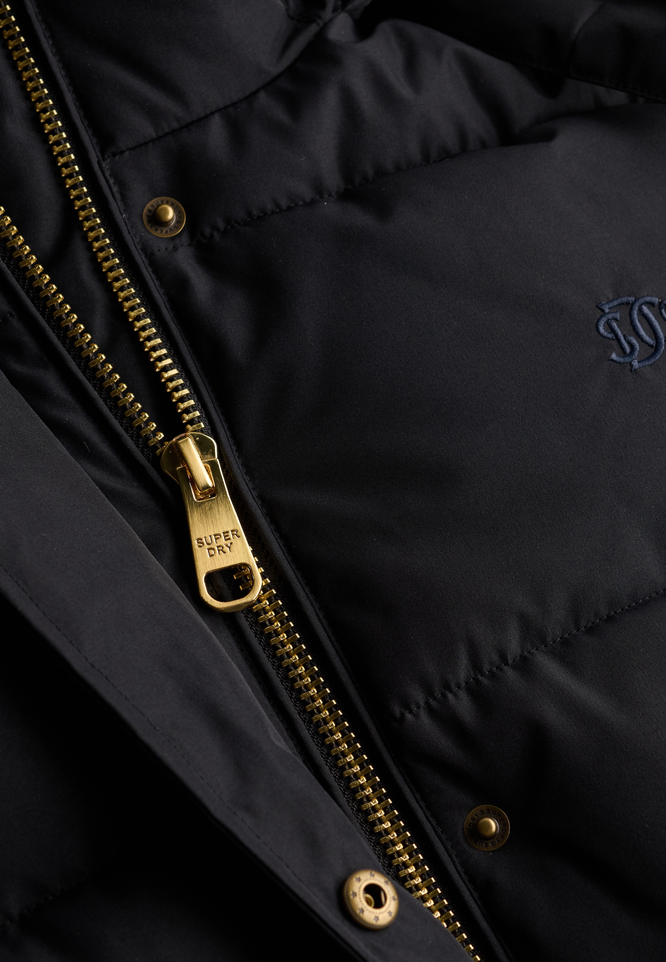 Superdry Steppjacke »PREMIUM HOOD PUFFER JKT« mit Kapuze Kunstfaser, relaxed fit