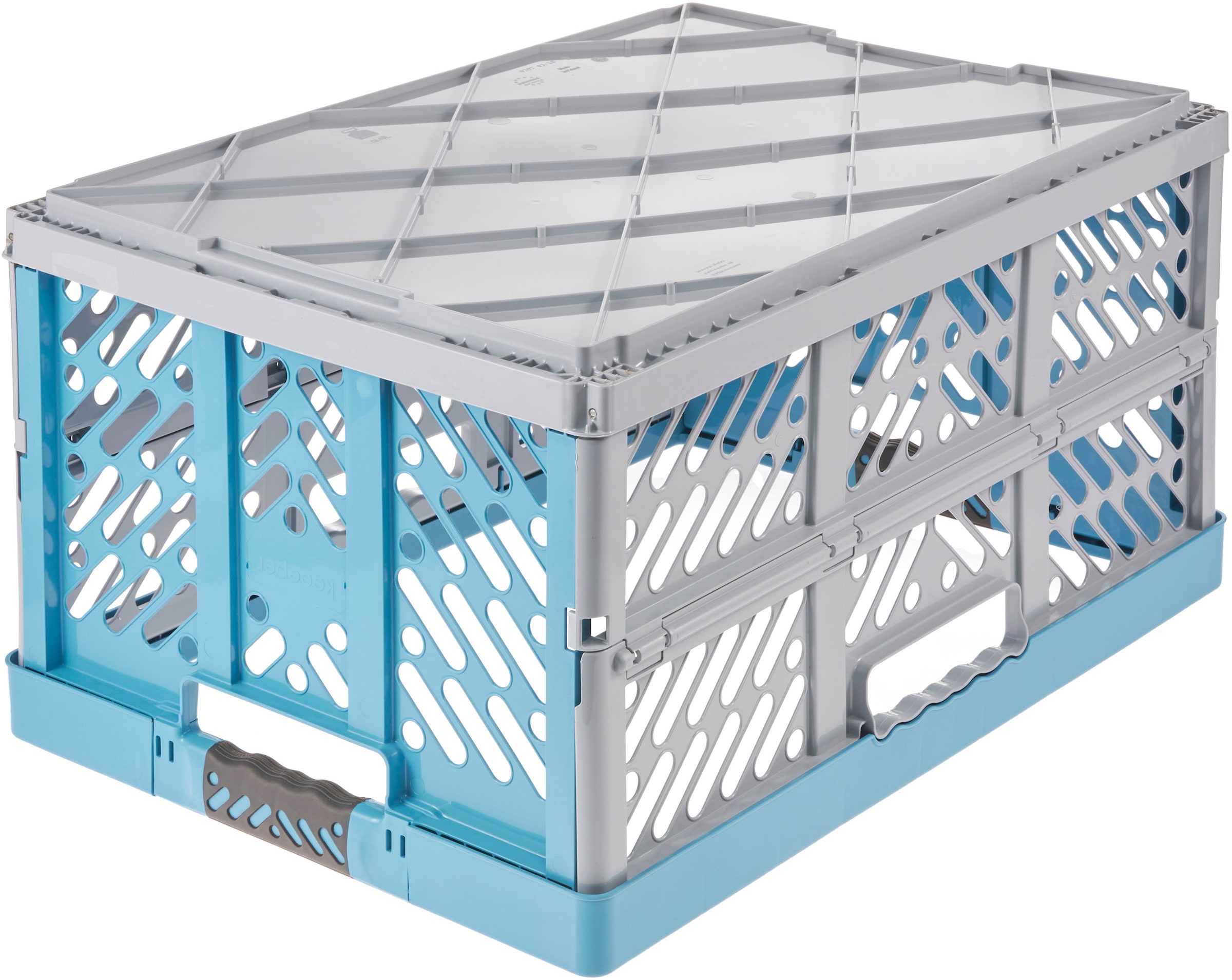 keeeper Klappbox »ben eco, Profi-Klappbox mit Softgriffen, 54 x 37 x 28 cm, 45 l«, (1 tlg.), Soft-Touch-Griffe, zusammenklappbar