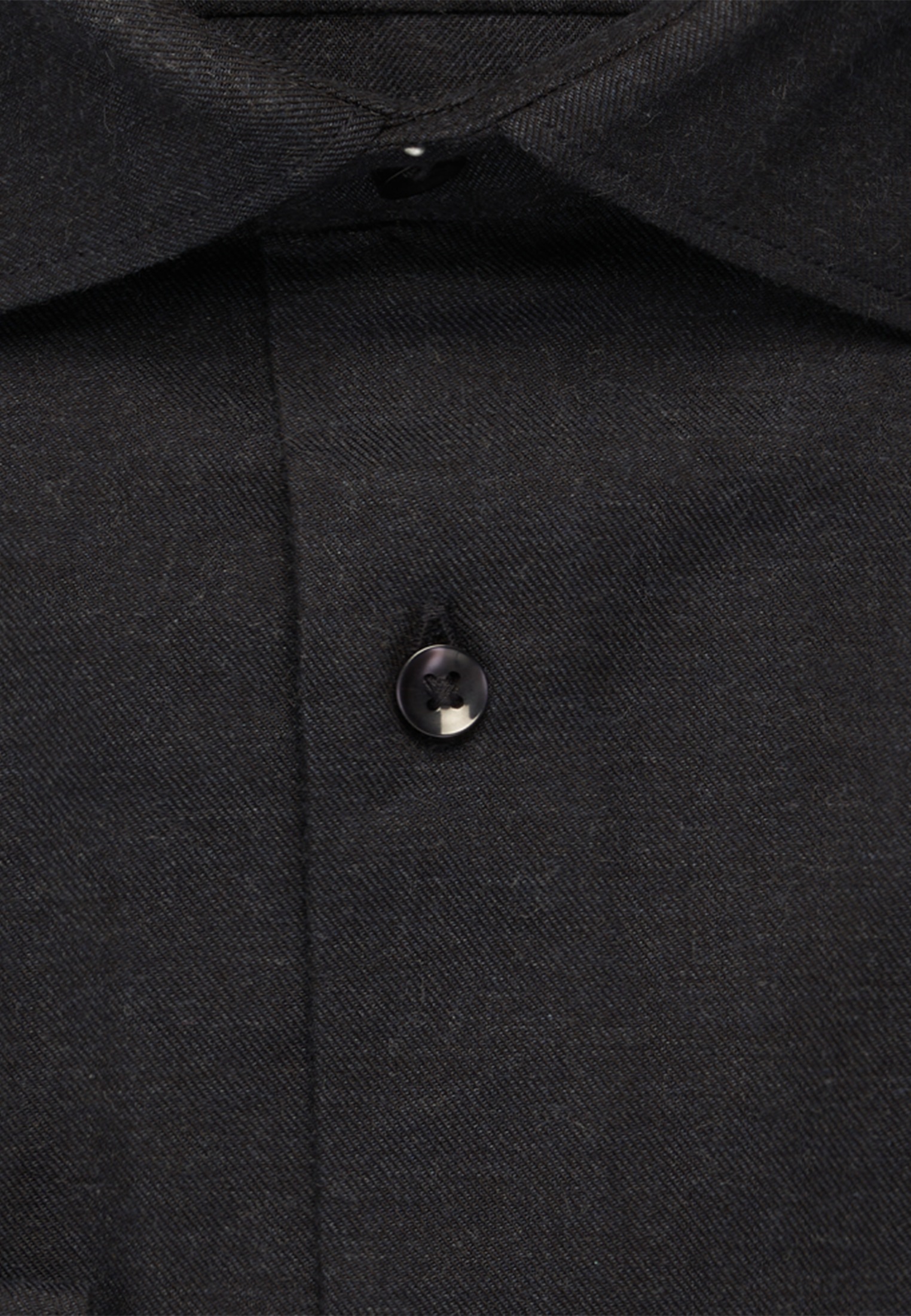 seidensticker Flanellhemd »Schwarze Rose« Shaped 1/1 Kentkragen Uni