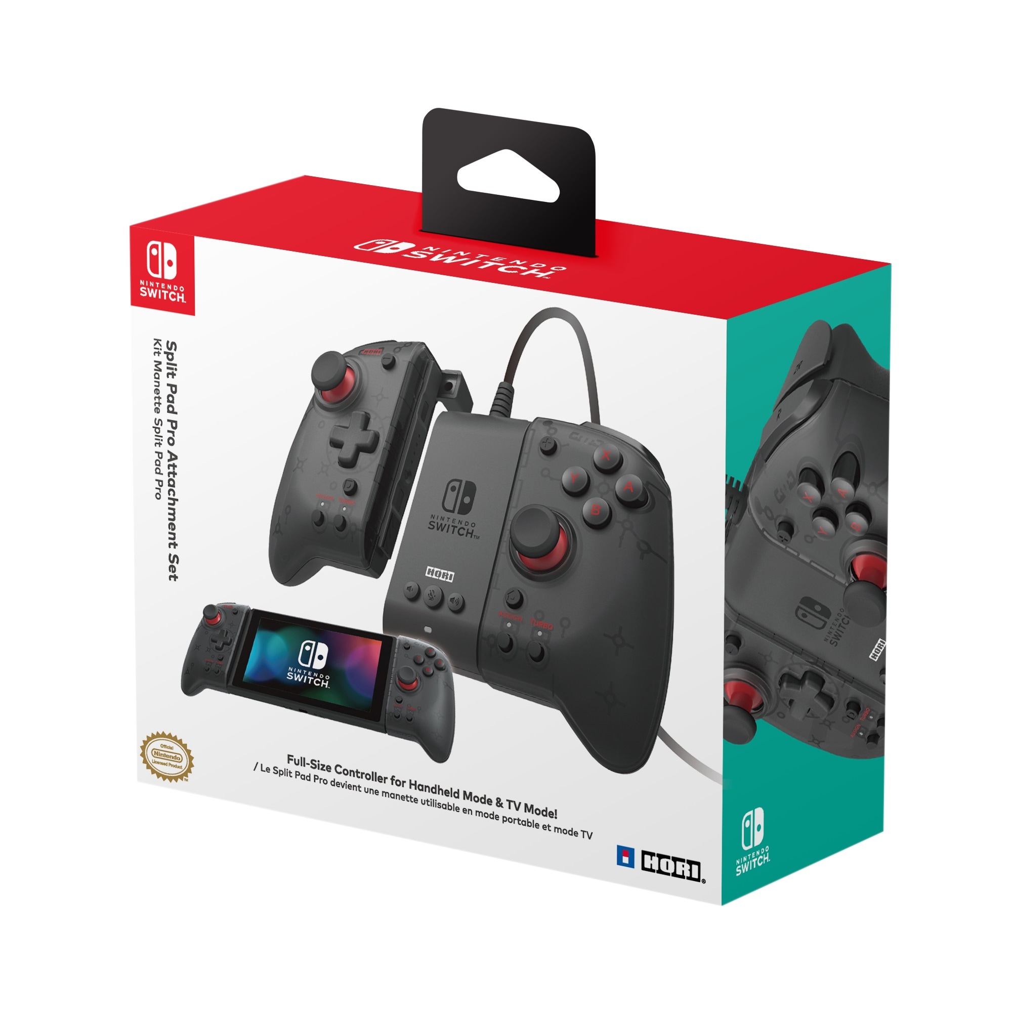 Hori Switch-Controller »Split Pad Pro Controller inkl. Attachment Set«