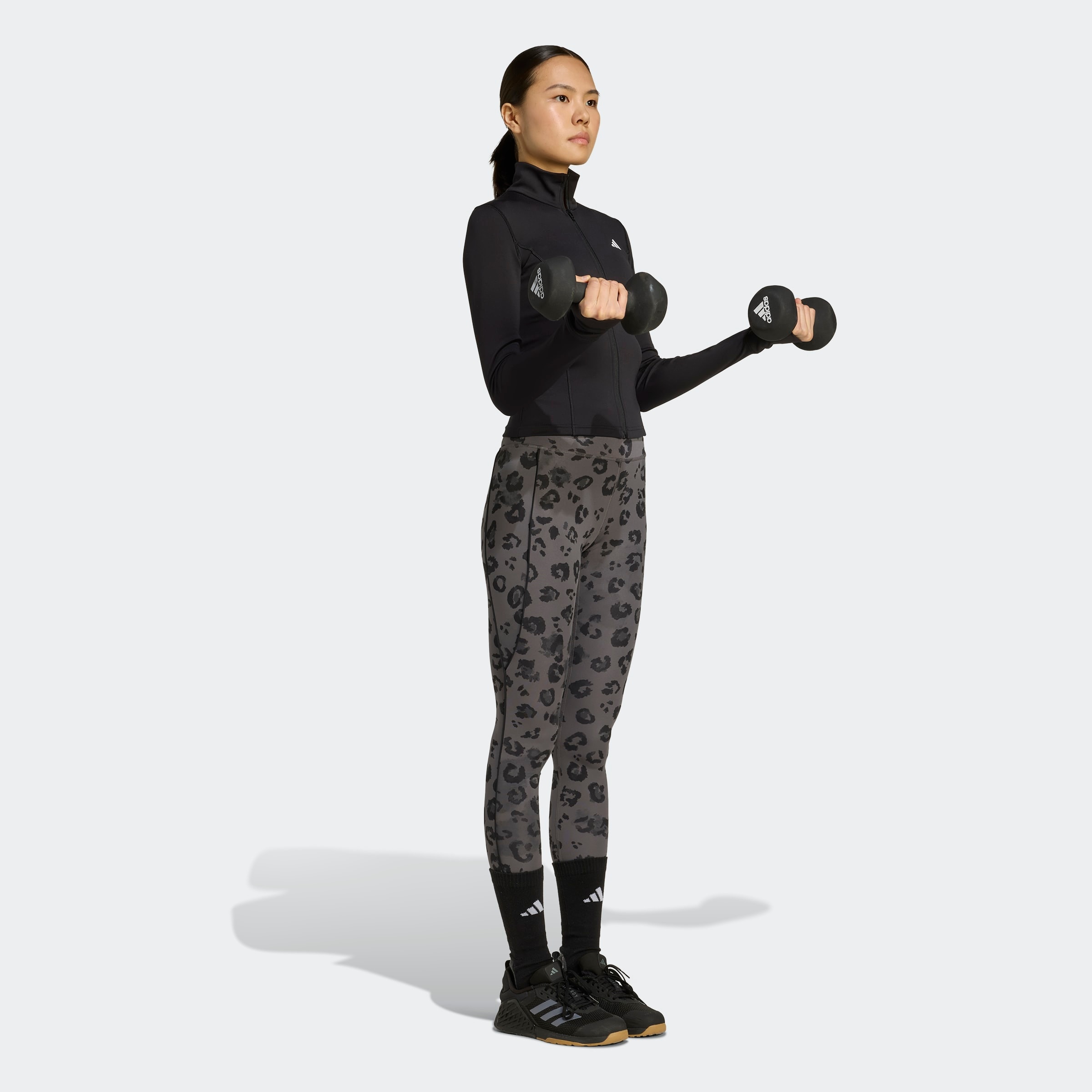 adidas Performance Rollkragenpullover »OPTIME ESSENTIALS FULL-ZIP«