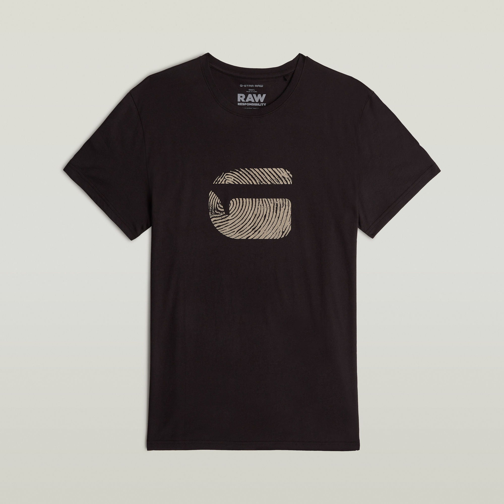 G-STAR T-Shirt »Finger Print Burger«, mit Grafikprint