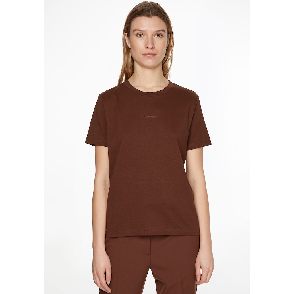 Calvin Klein Rundhalsshirt »MICRO LOGO REGULAR T-SHIRT«