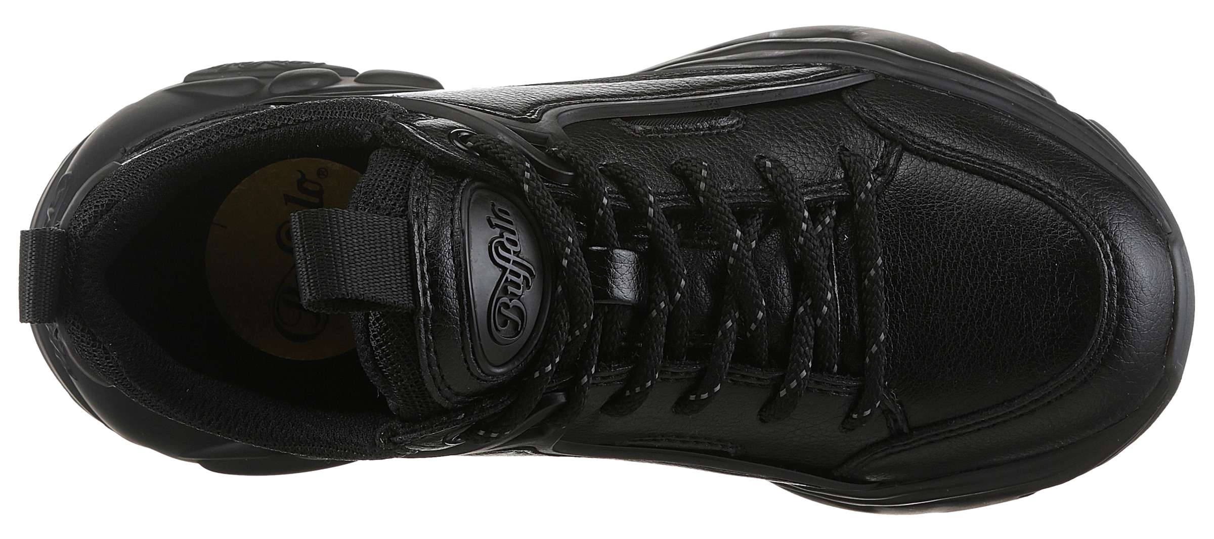 Buffalo Sneaker »BINARY«  in monochromer Optik, Freizeitschuh, Halbschuh, Schnürschuh