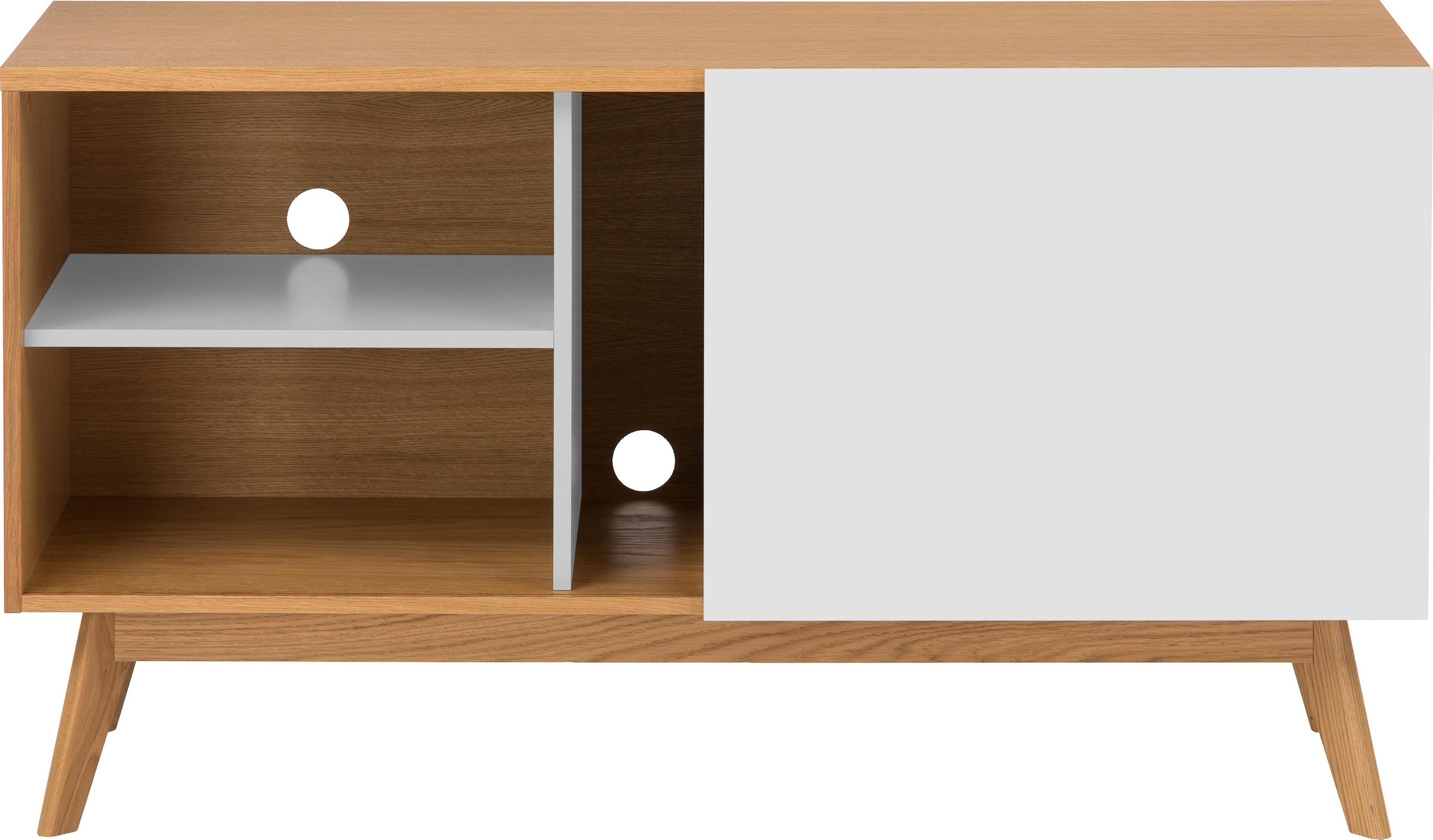 Woodman Sideboard »Hilla«, Kommode im angesagten skandinavischen Look, Breite 130 cm, FSC®