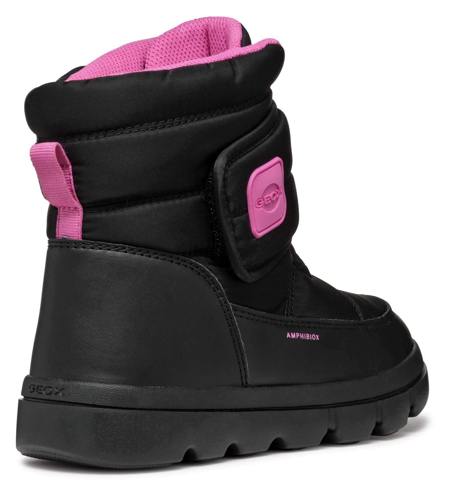 Geox Winterboots »J WILLABOOM GIRL B A«, Klettstiefel, Babystiefel Snowboots mit Plateausohle