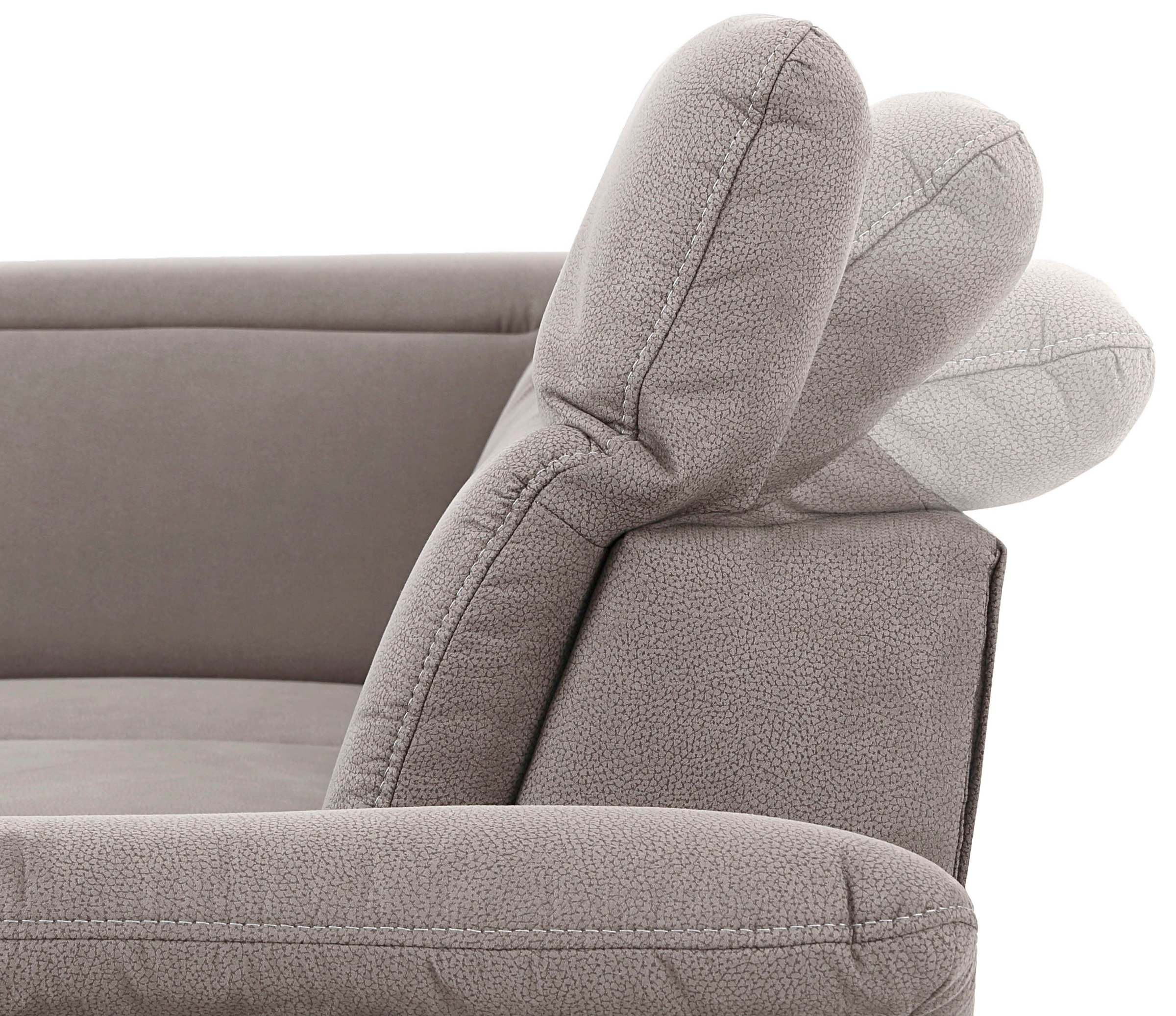 Home affaire Ecksofa »Mauritius L-Form«, mit Ottomane, mit Kopfteil- und Armlehnverstellung