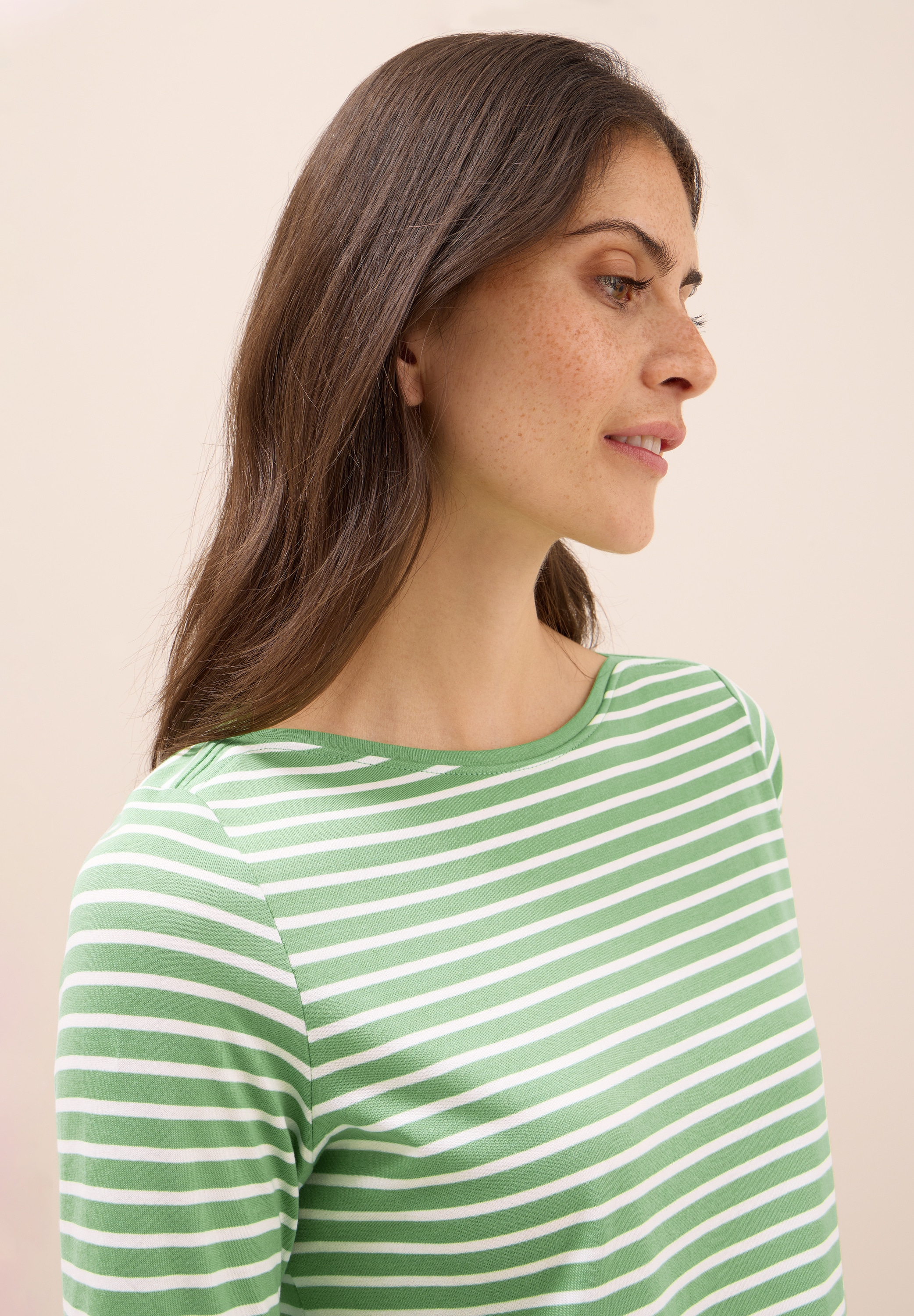 Cecil 3/4-Arm-Shirt, mit Streifen Muster