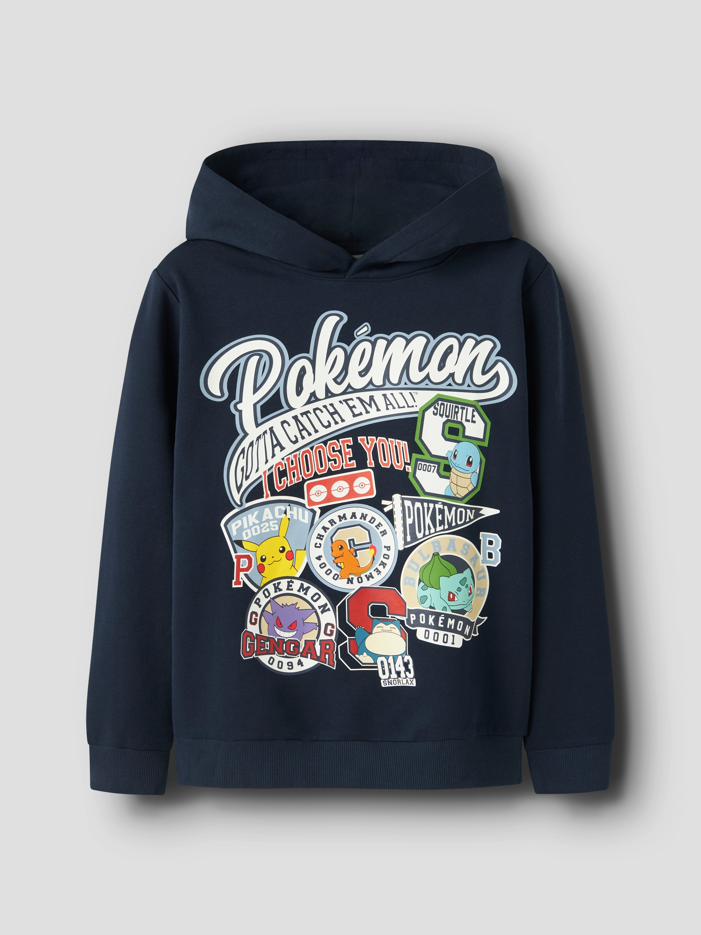 Name It Kapuzensweatshirt »NKMJIM POKEMON NREG SWE WH BRU NOOS SKY«, Baumwollmischung, regular fit, Pokemon Druck
