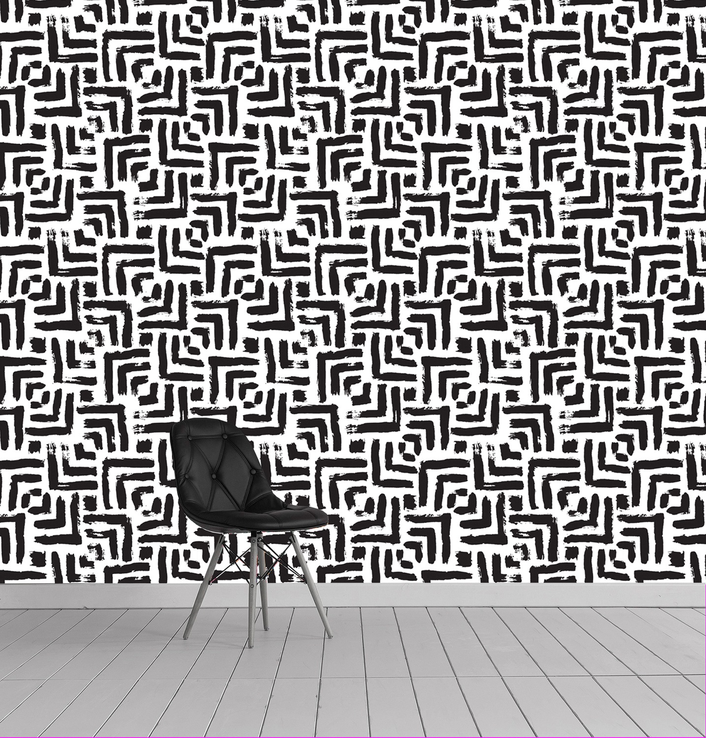 queence Vinyltapete »Patrick«, gemustert-Farbverlauf-bedruckt-abstrakt, 90x250cm, selbstklebend, kinderleichte Anbringung, Sticker