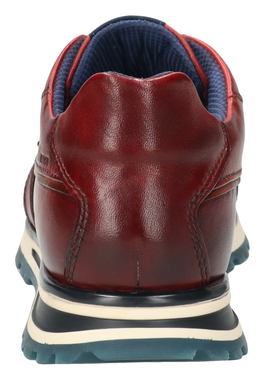 bugatti Sneaker  mit seitlichem Logoprägung, Freizeitschuh, Halbschuh, Schnürschuh