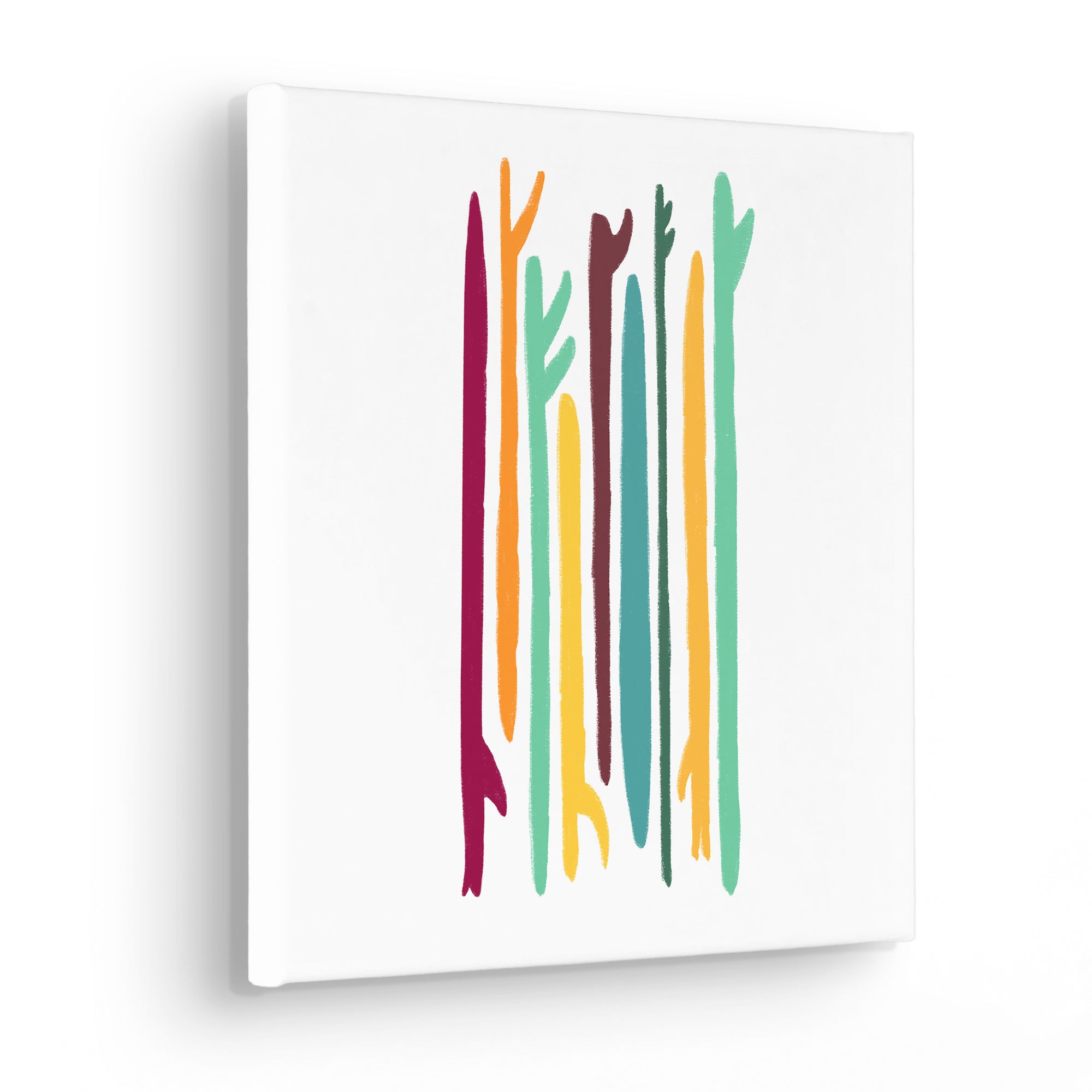 Komar Leinwandbild »Surf Blade - Größe 30 x 30 cm« Natur 1 Stk. tlg. Keilrahmenbild mi Echtholzrahmen