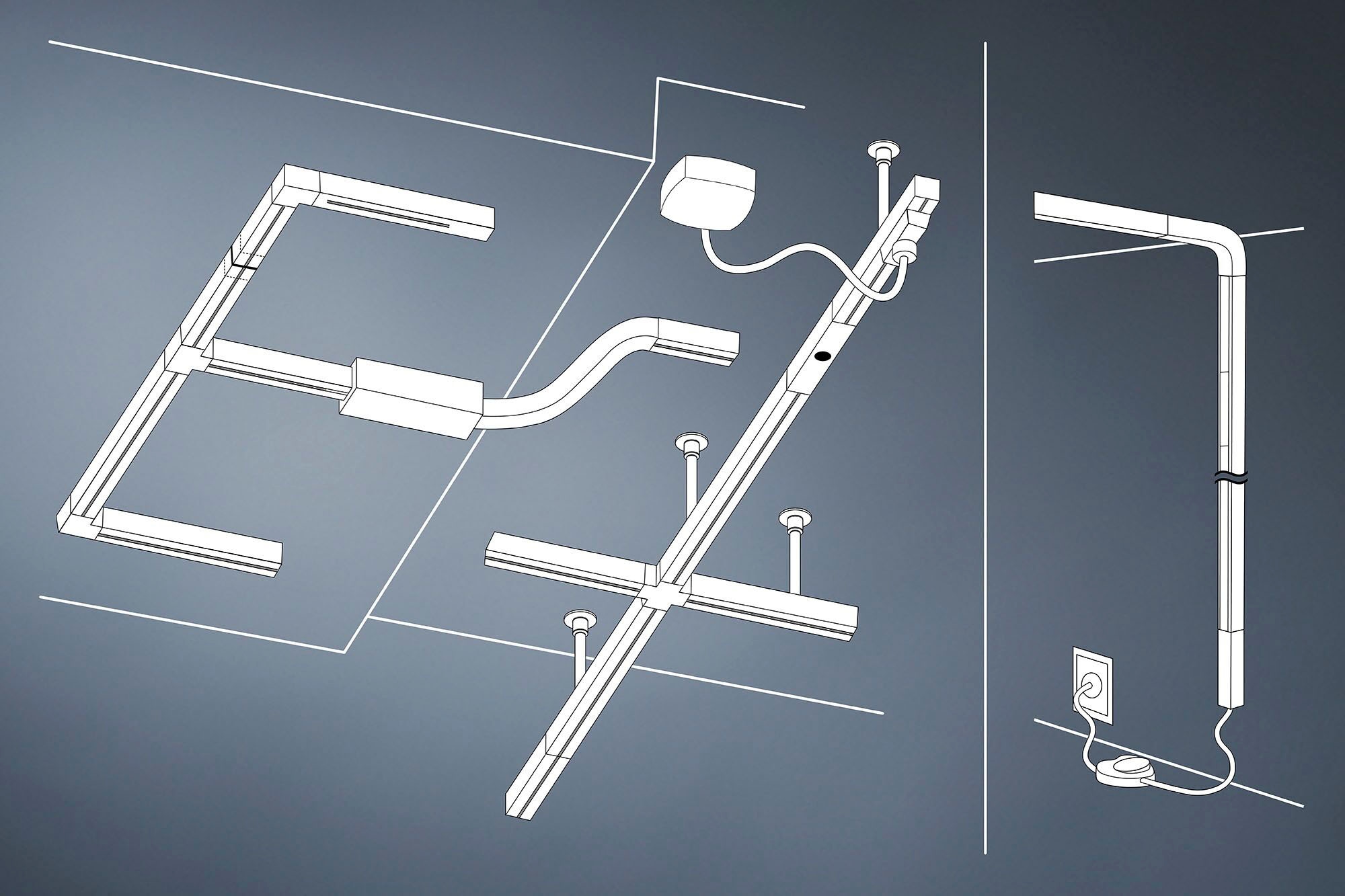Paulmann Schienensystem-Leuchten »URail Spot Tubo 1x4W 3000K  230V« LED-Modul 1 Stk. Warmweiß 3-Step-Dimmbar