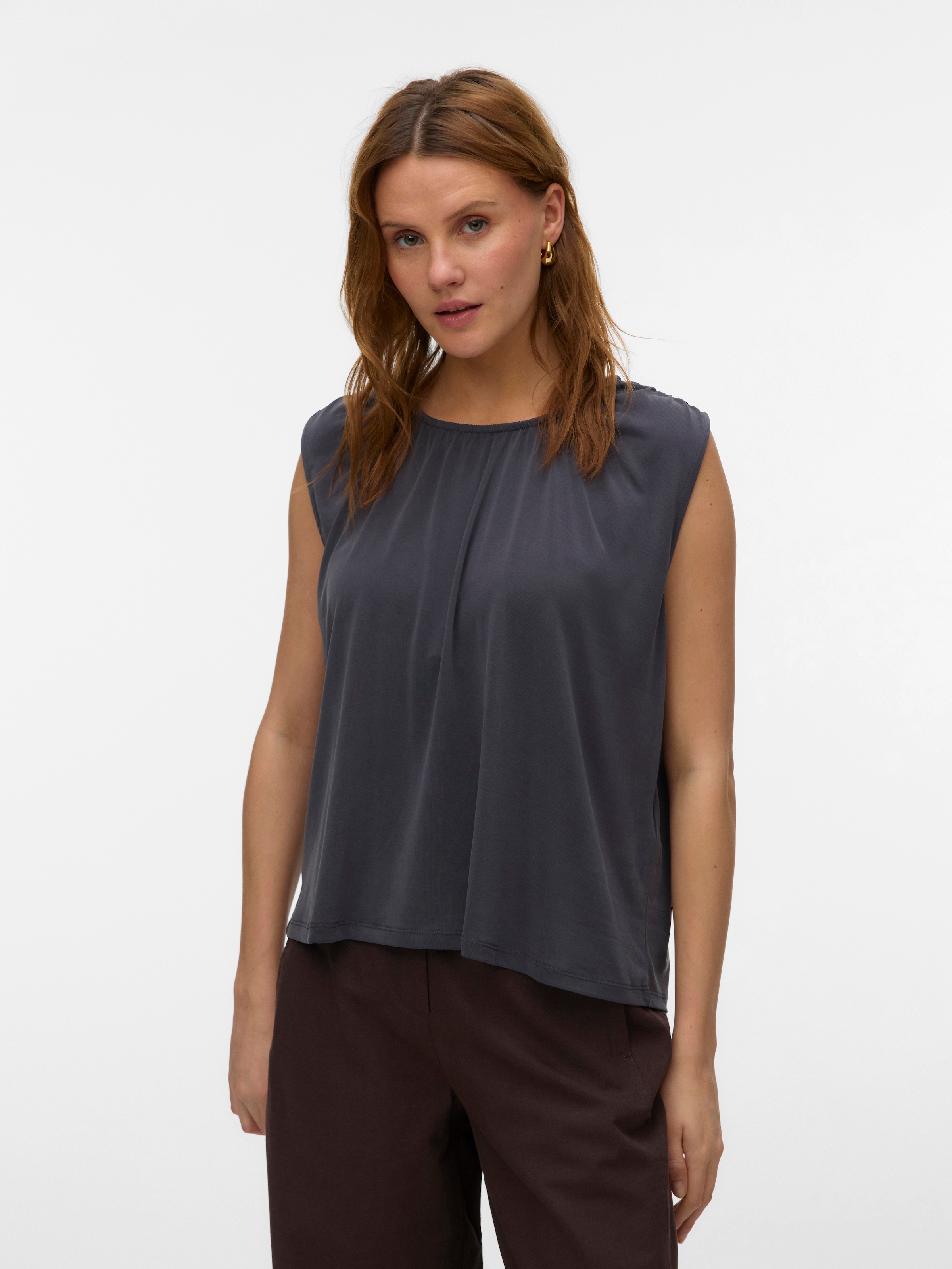 Vero Moda Shirttop »VMFILLI SL TOP JRS NOOS« Materialmix