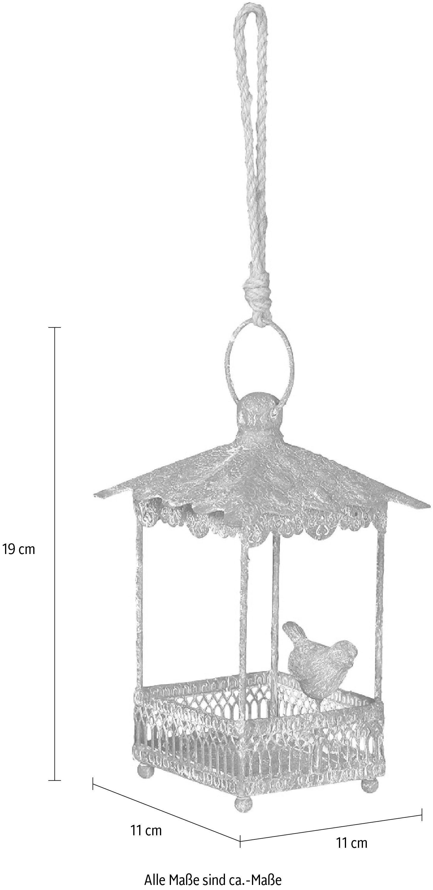 Ambiente Haus Voliere, zum hängen aus Metall - eckig Outdoor geeignet