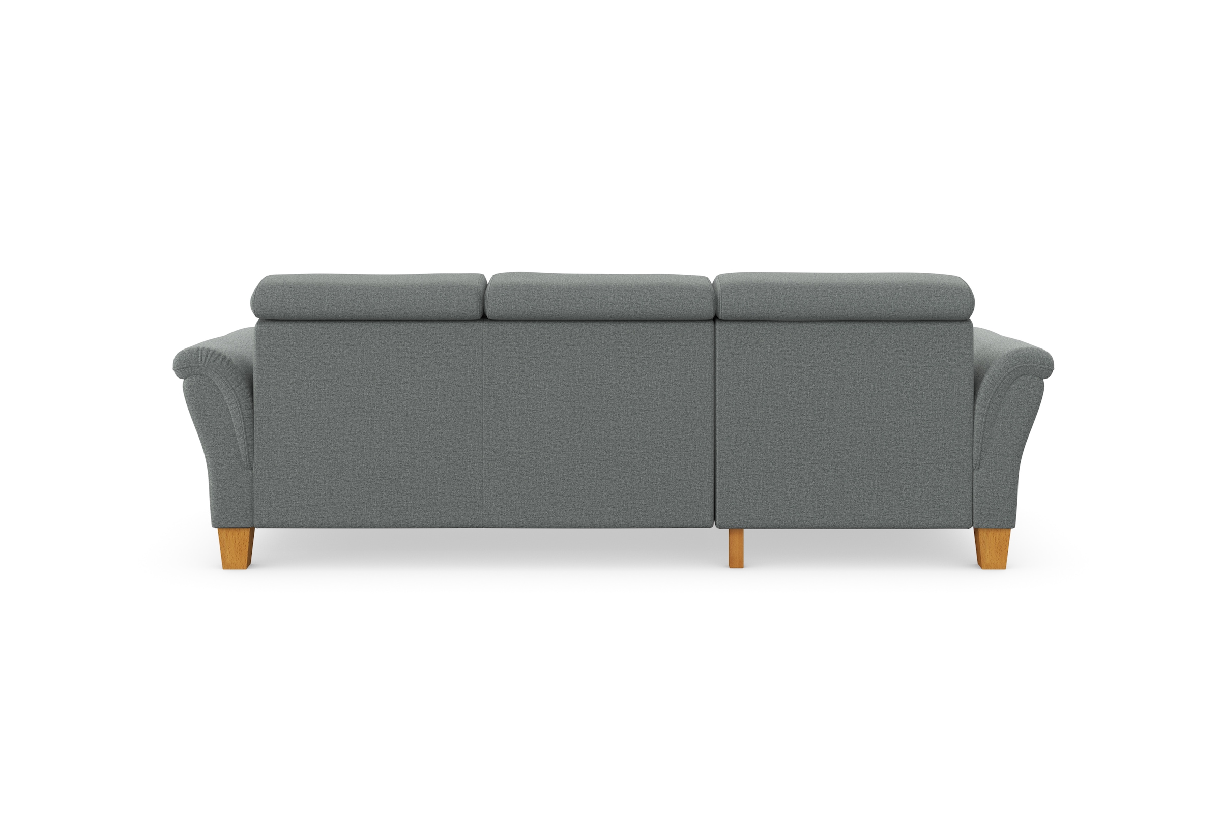 Home affaire Ecksofa »Lindgren L-Form« wahlweise mit Bett mit klappbaren Rollen, Kasten und Kopfverstellung