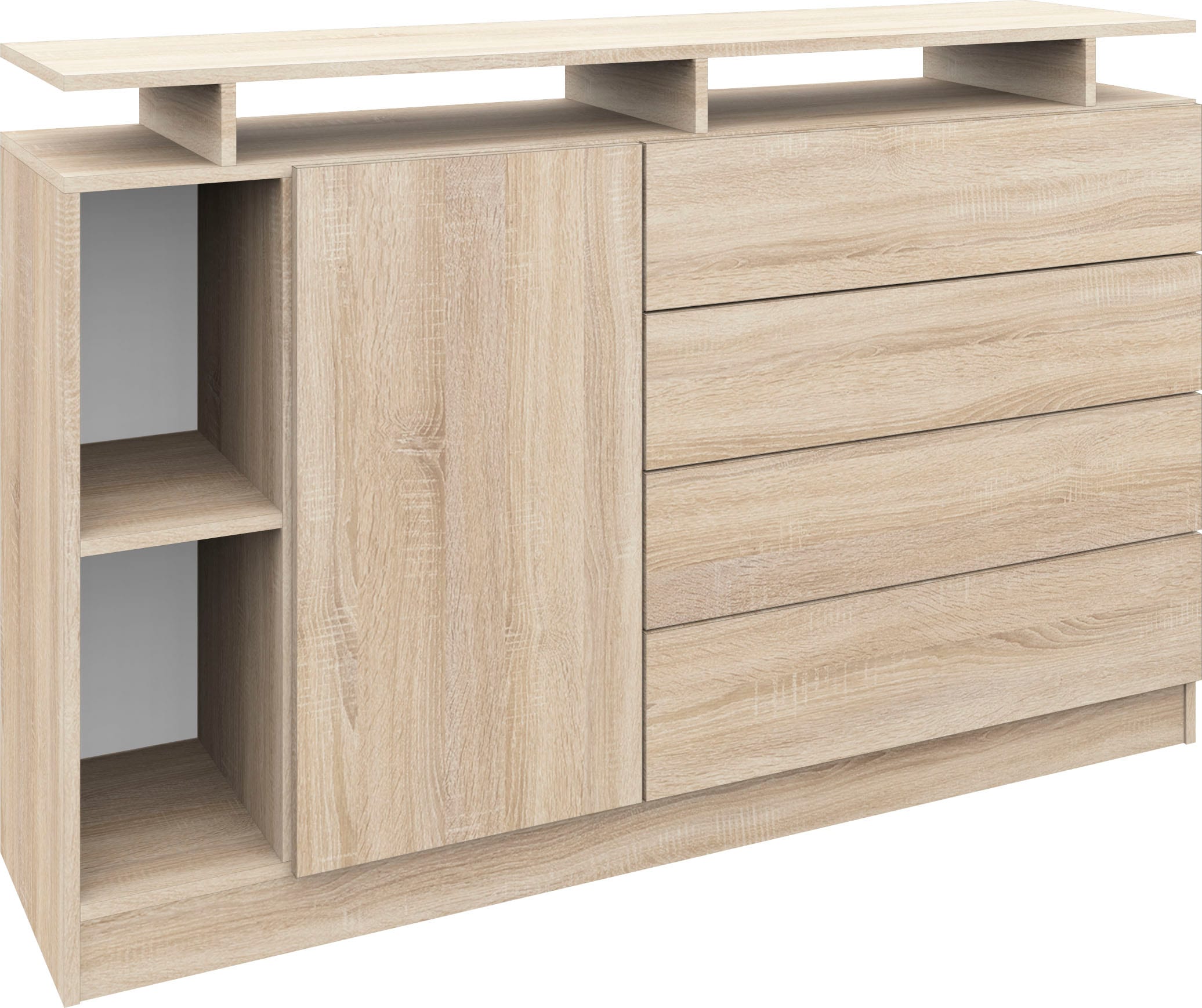 borchardt Möbel Sideboard »Vaasa«, moderne grifflose Optik, Push-to-Open-Funktion