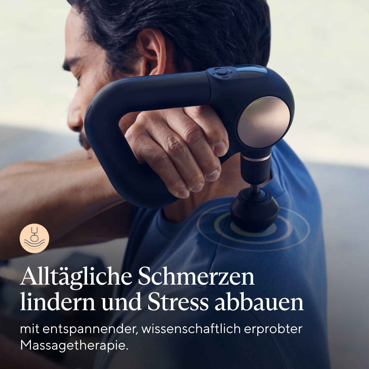 Therabody Massagepistole »Theragun Sense, Stressreduktion, Schmerzlinderung, Erholung«, geführte Atemübungen inkl. TheraMind Klang Therapie