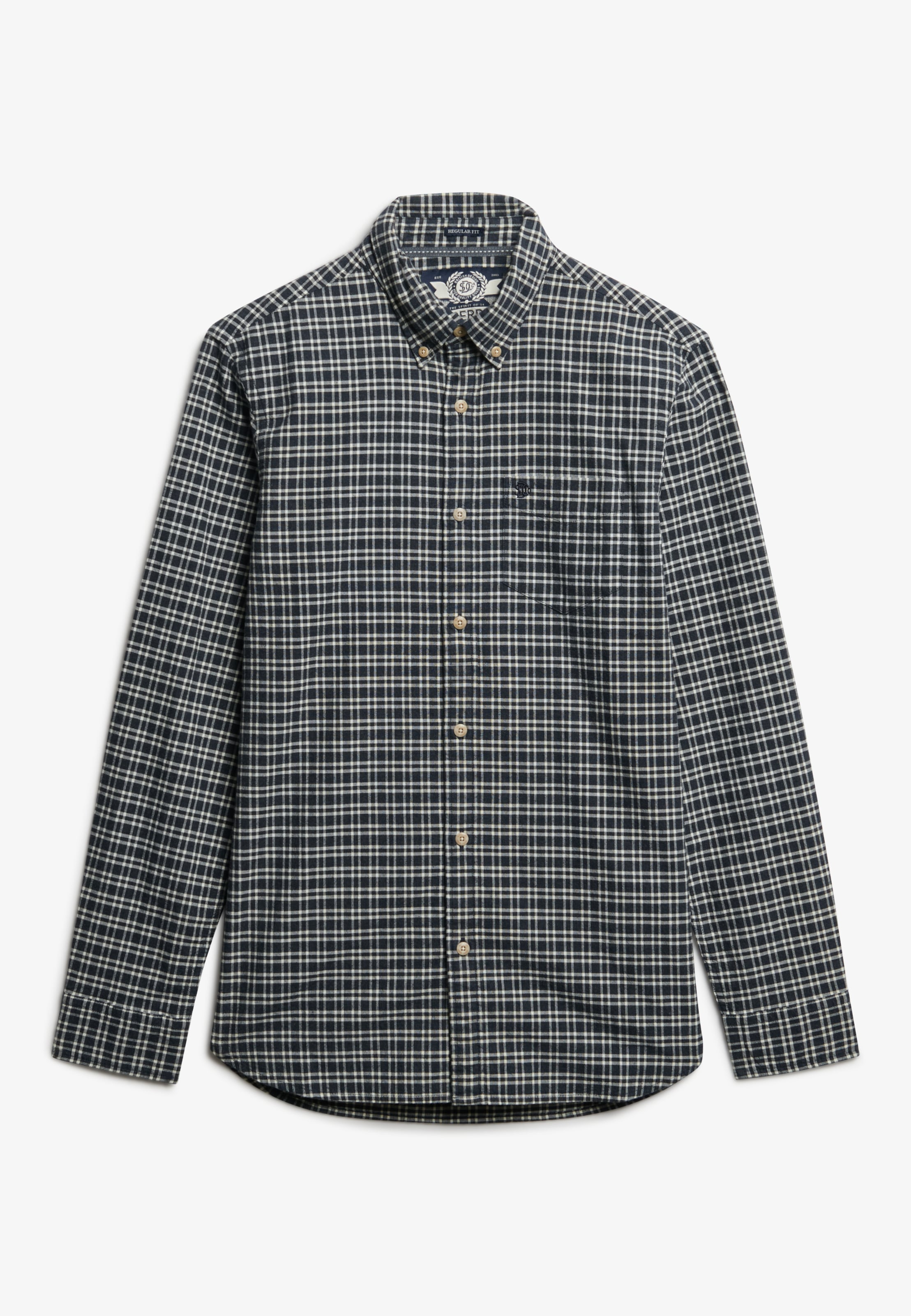 Superdry Langarmhemd »PREMIUM CHECK OXFORD SHIRT«