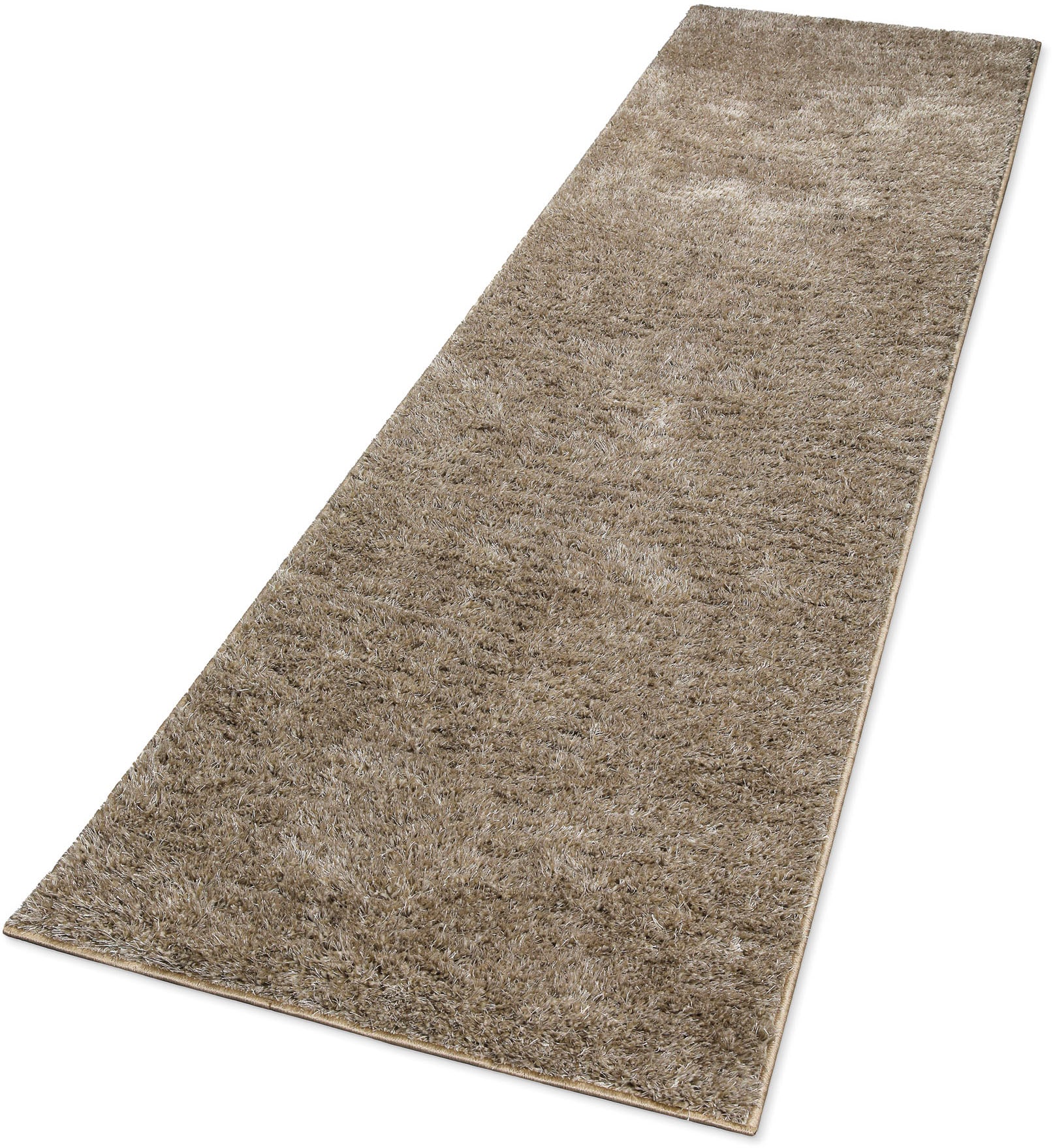my home Hochflor-Teppich »Nickolas, auch als Läufer erhältlich«, rechteckig, 30 mm Höhe, Langflor, Shaggy, weicher Hochflor, uni farben, mit Glanz, Wohnzimmer