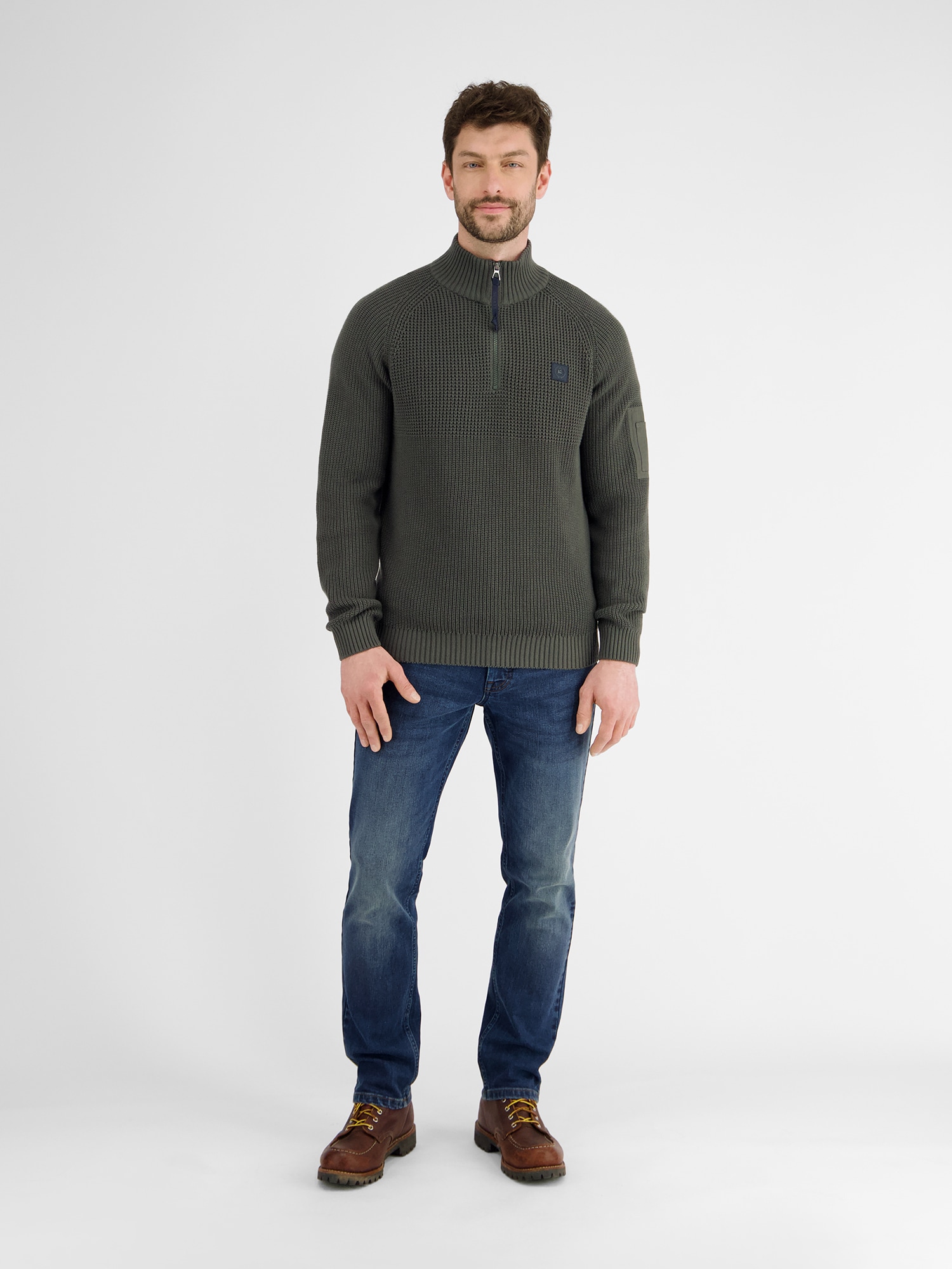 LERROS Troyer »Herren Stricktroyer, grob gerippt«