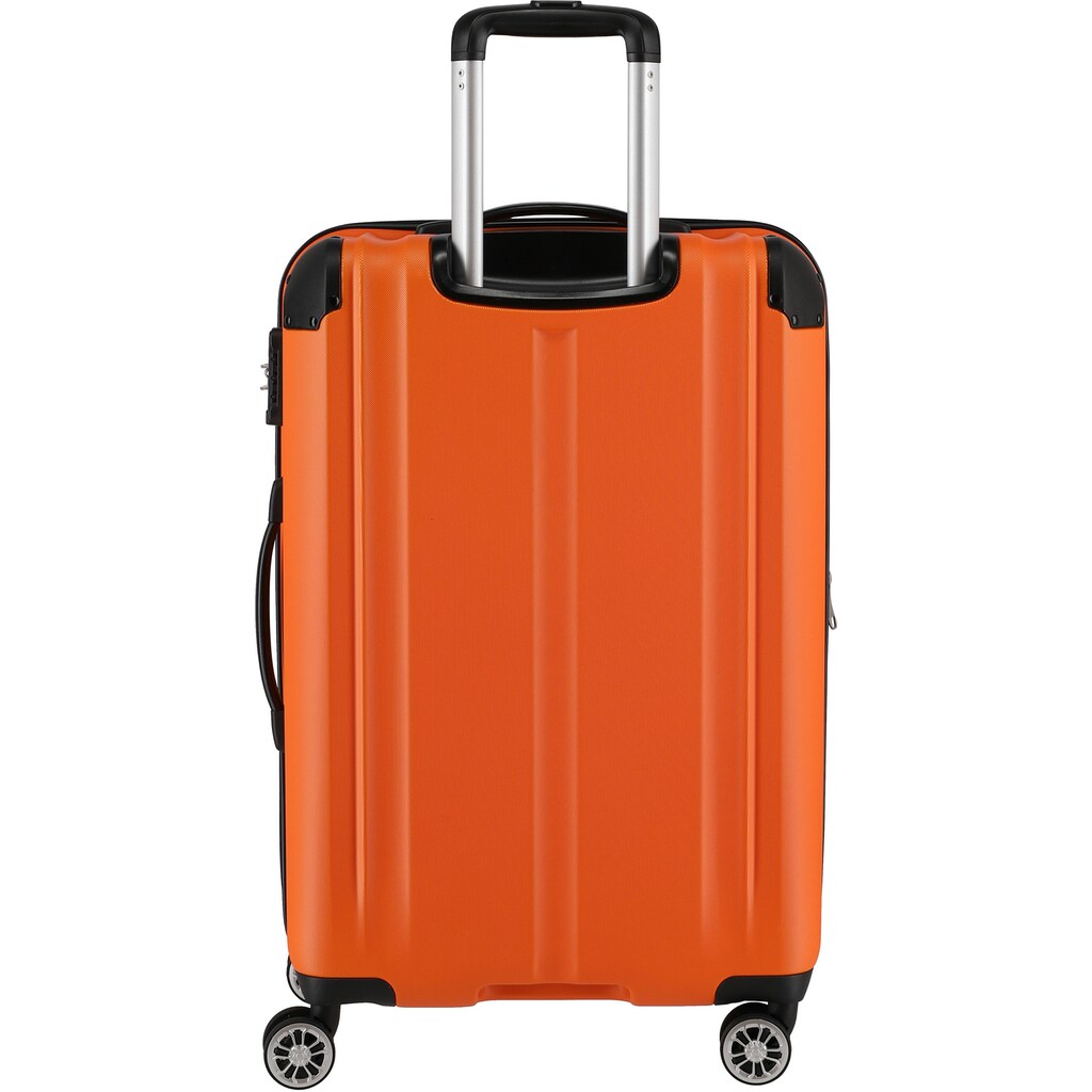 travelite Trolleyset »City, orange«, (3 tlg.)