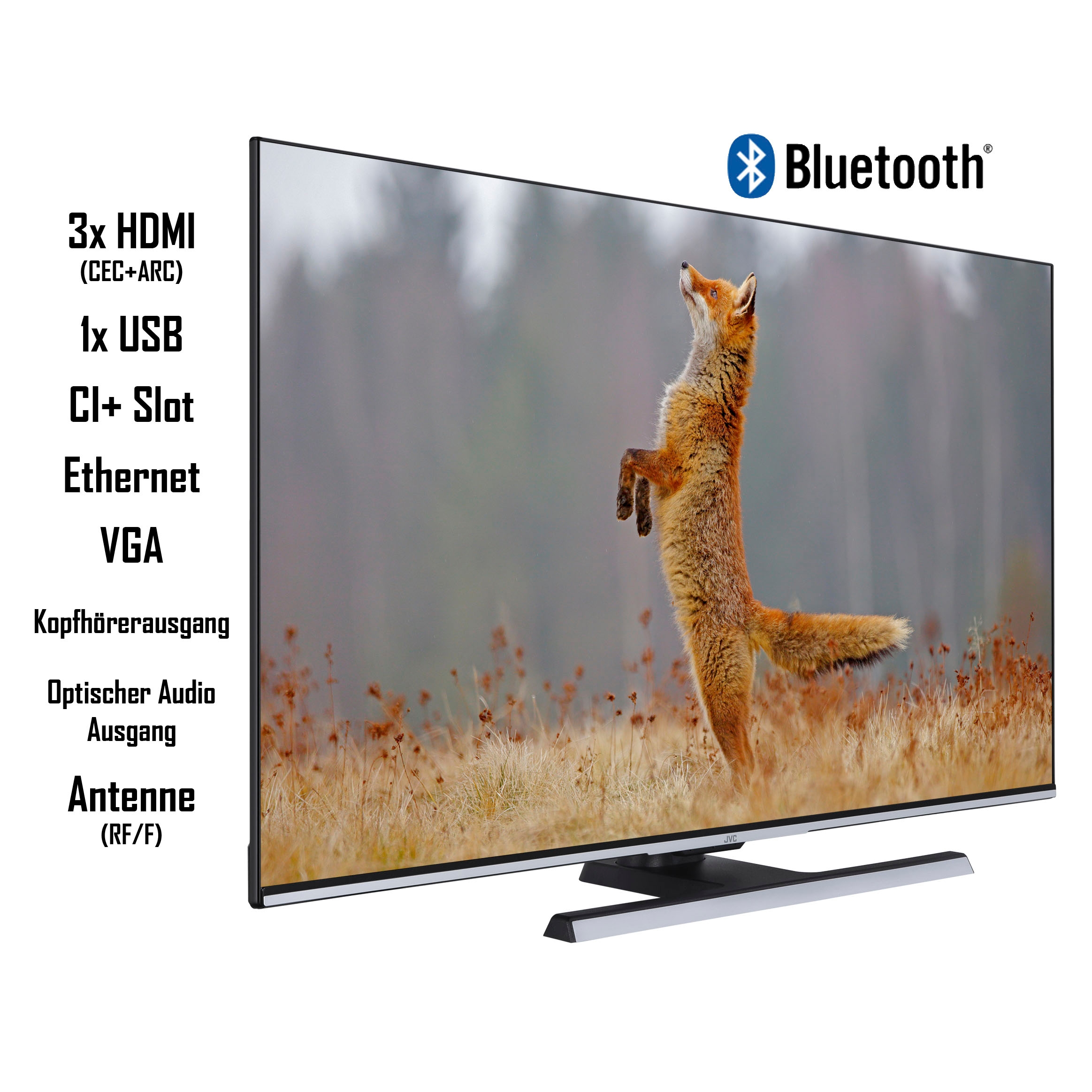 »LT-43VU8185«, cm/43 Jahre XXL ➥ Garantie UNIVERSAL Smart-TV Ultra 4K LED-Fernseher JVC 108 | 3 Zoll, HD,