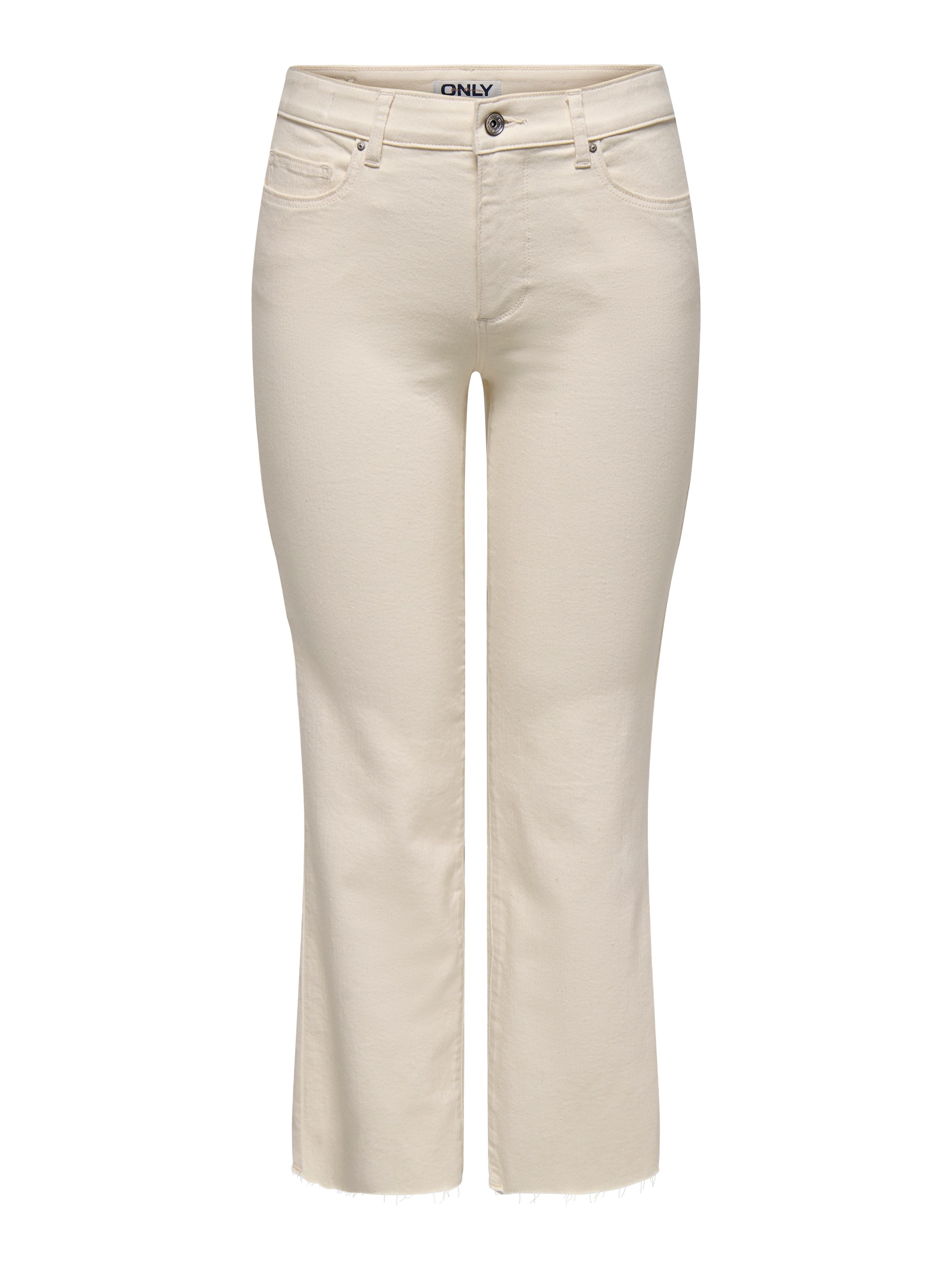 ONLY 7/8-Jeans »ONLANN-KENYA MW CR AK FLA ECRU DNM NOOS«