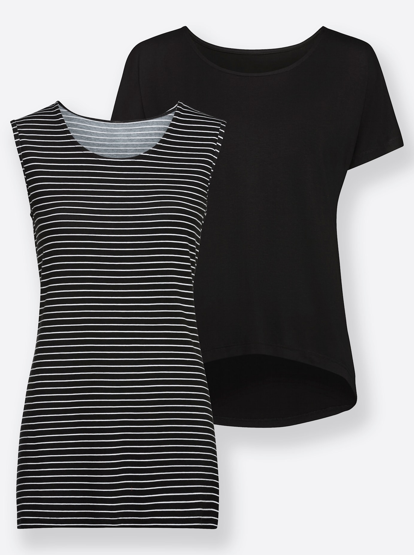 Casual Looks 2-in-1-Shirt »Shirt + Top«, (1 tlg.)