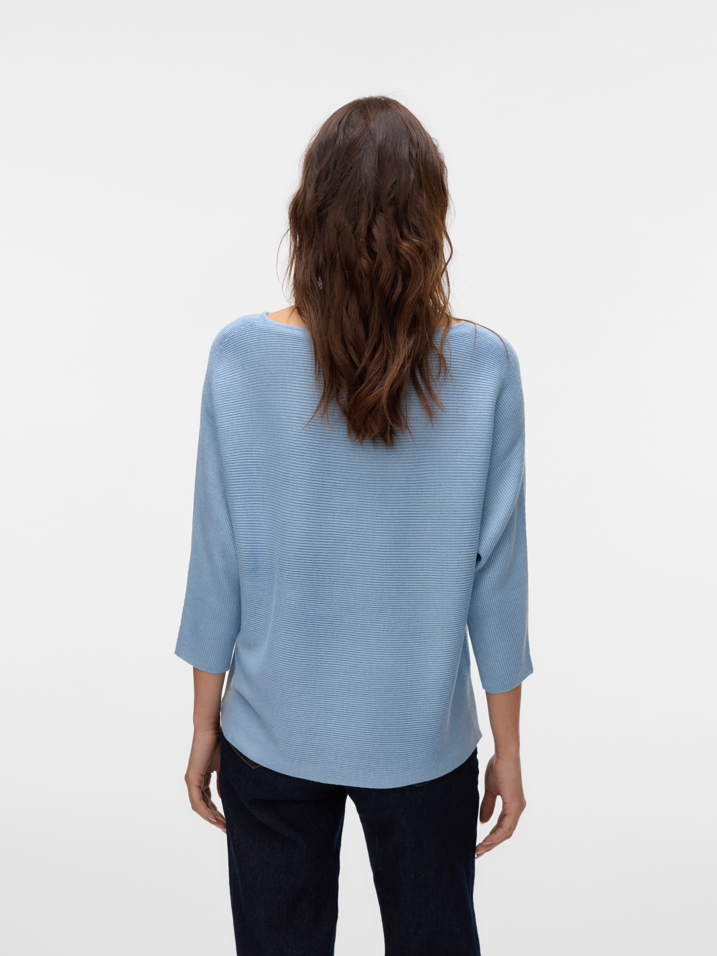Vero Moda 3/4 Arm-Pullover »VMNORA 3/4 BOATNECK BLOUSE NOOS«, mit Fledermausärmeln