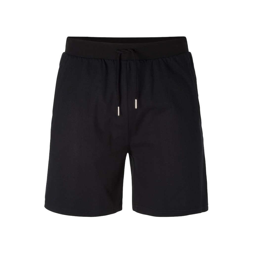 AUTHENTIC UNDERWEAR Schlafshorts »kurze Relaxshort, mit Kordel, Jogginghose,«, aus reiner Baumwolle