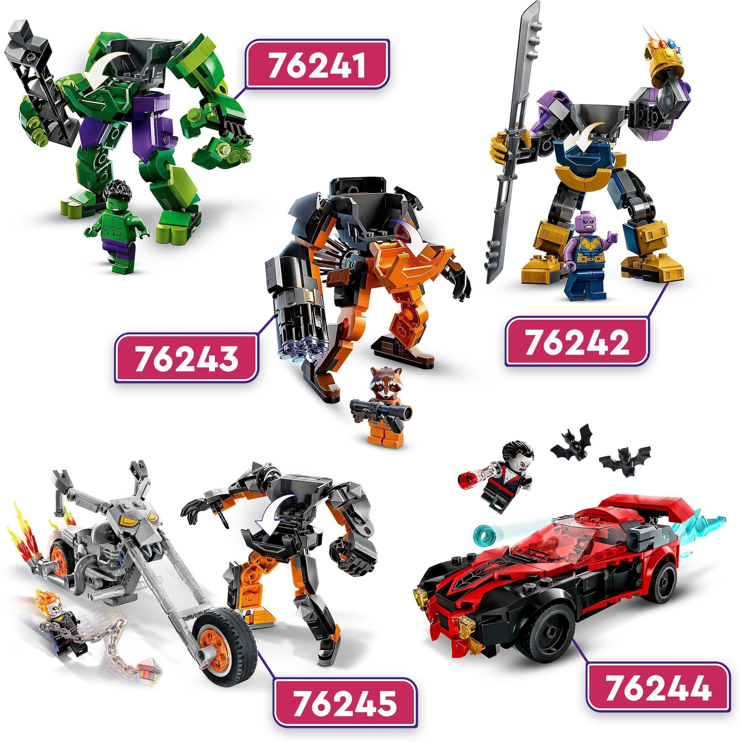 LEGO® Konstruktionsspielsteine »Hulk Mech (76241), LEGO® Marvel«, (138 St.), Made in Europe