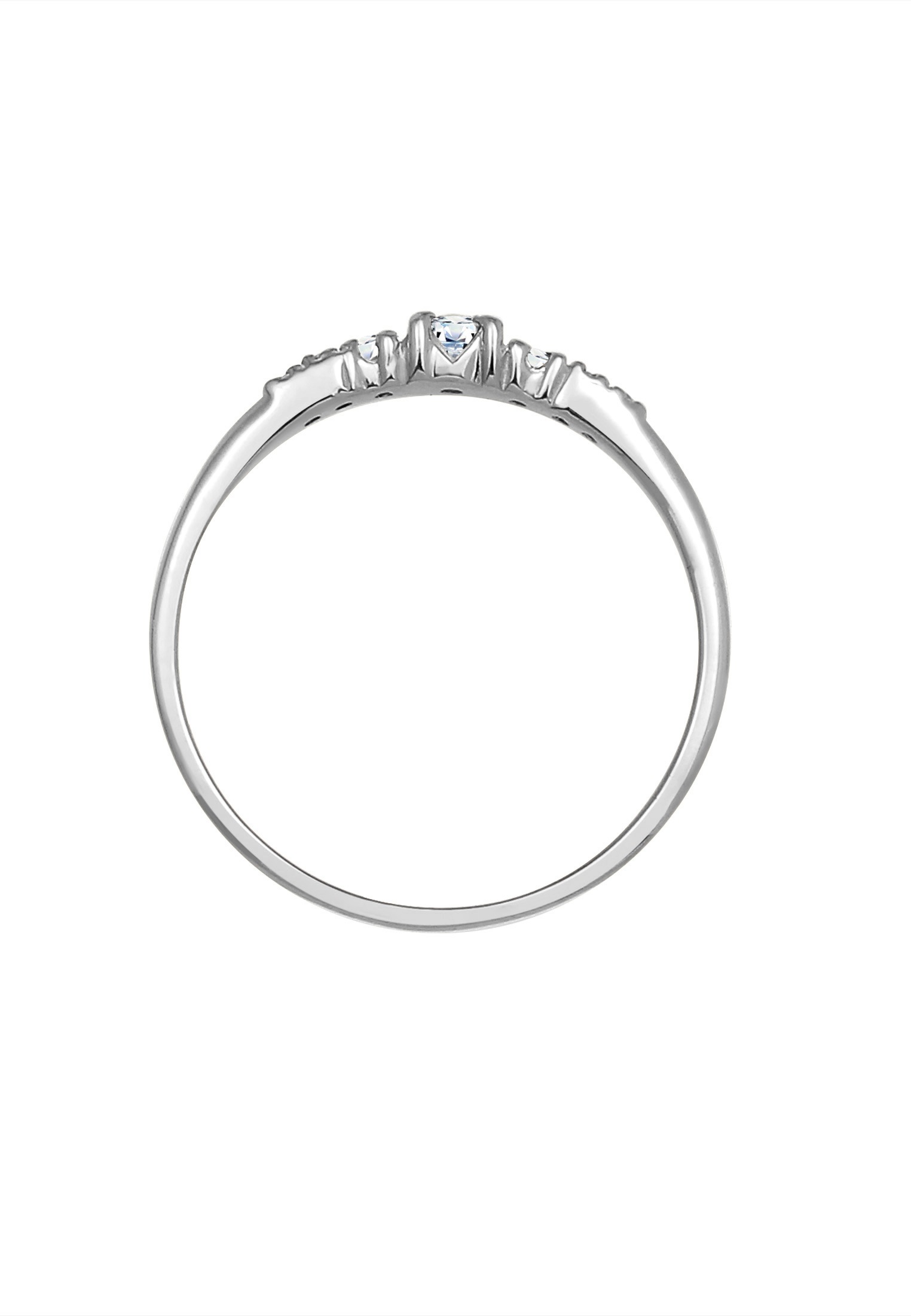 Elli DIAMONDS Verlobungsring »Ring Verlobung Diamanten (0.14 ct) 585 Gold«