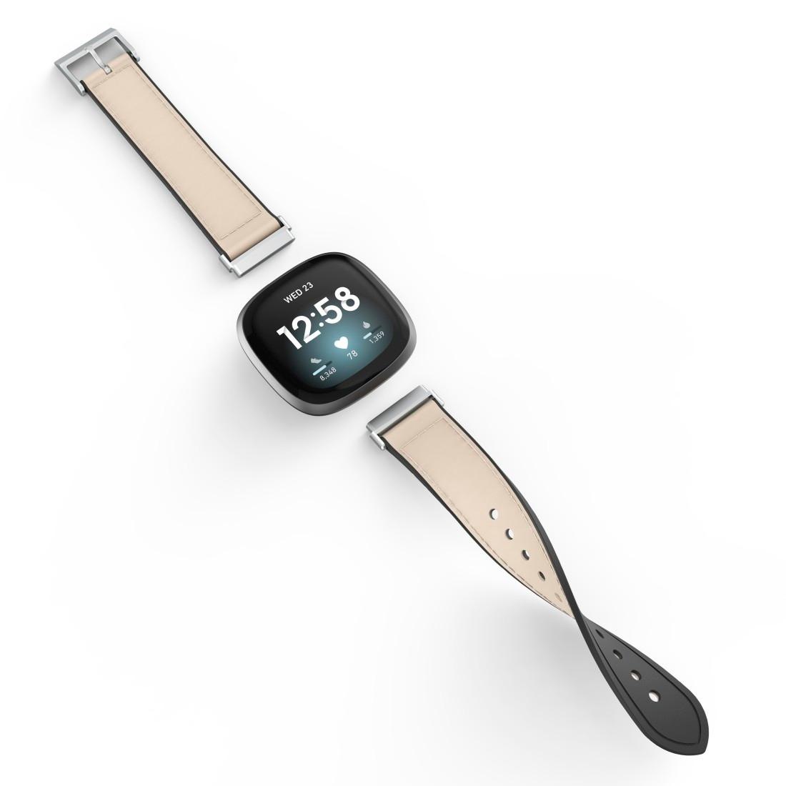 21cm«, 3, Silikon, Garantie ➥ Versa 20mm, for Made »Ersatzarmband 3 Jahre Hama Fitbit Sense, | für UNIVERSAL XXL und Fitbit Leder Smartwatch-Armband