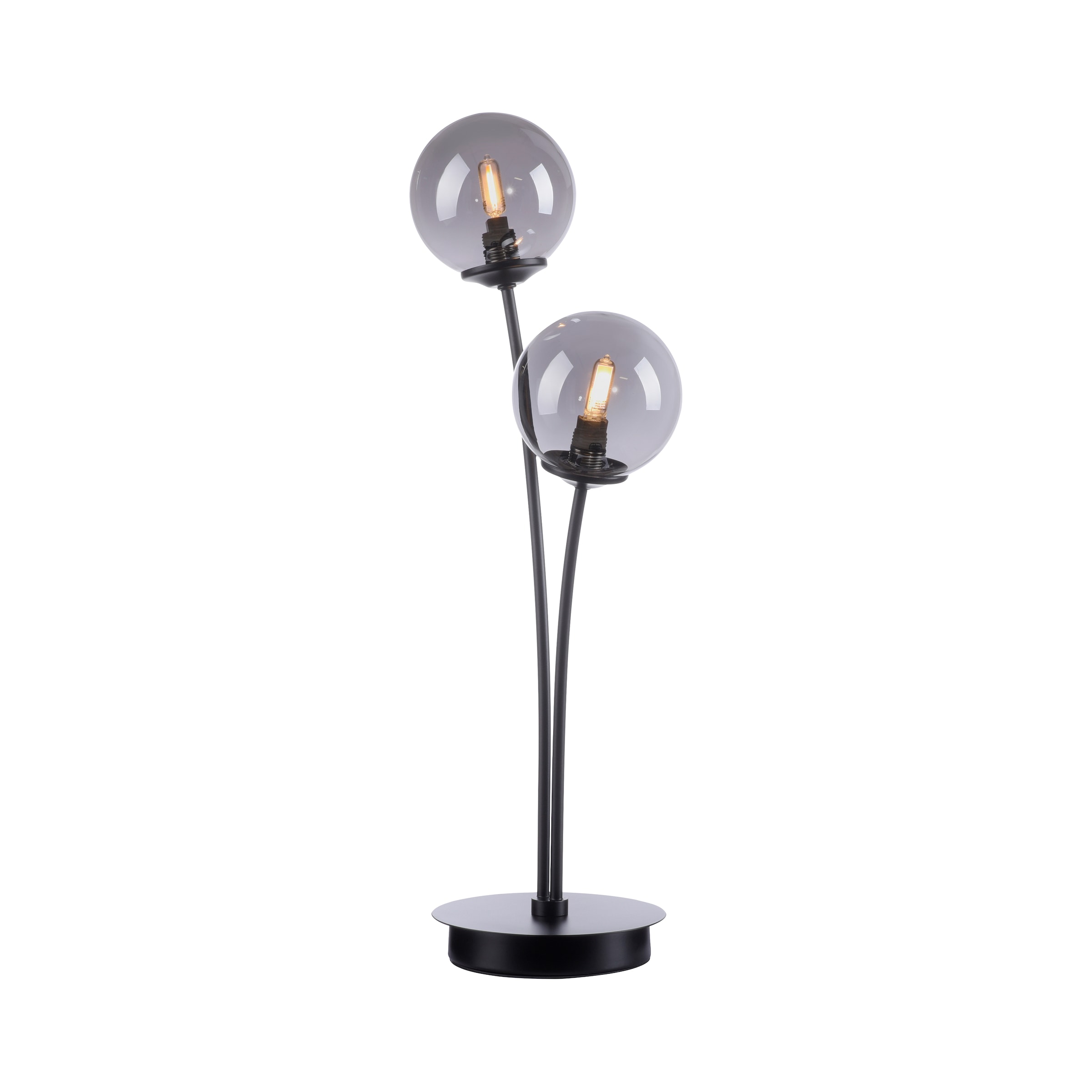 LED Nachttischlampe »WIDOW«, 2 flammig-flammig, Schalter, Schnurschalter