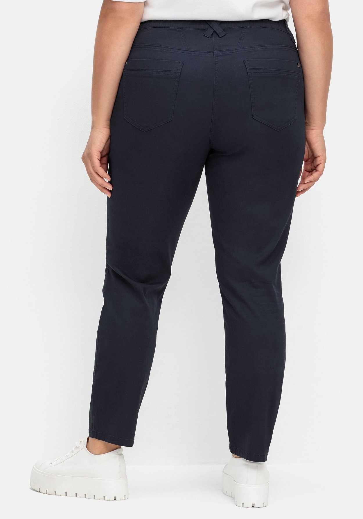 Sheego Stretch-Hose »Hose im Curvy-Schnitt PIA, mit Gummibund«